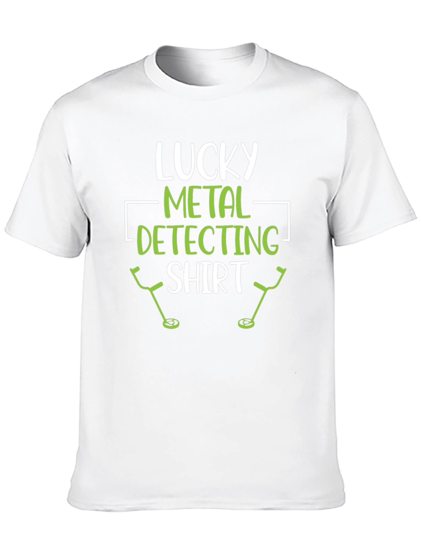 Lucky Metal Detecting Shirt - Black Graphic Tee