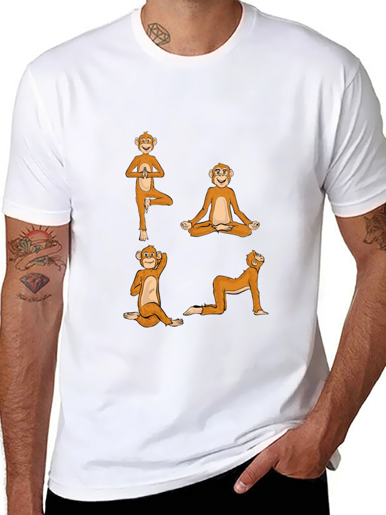 Yoga Monkey T-Shirt