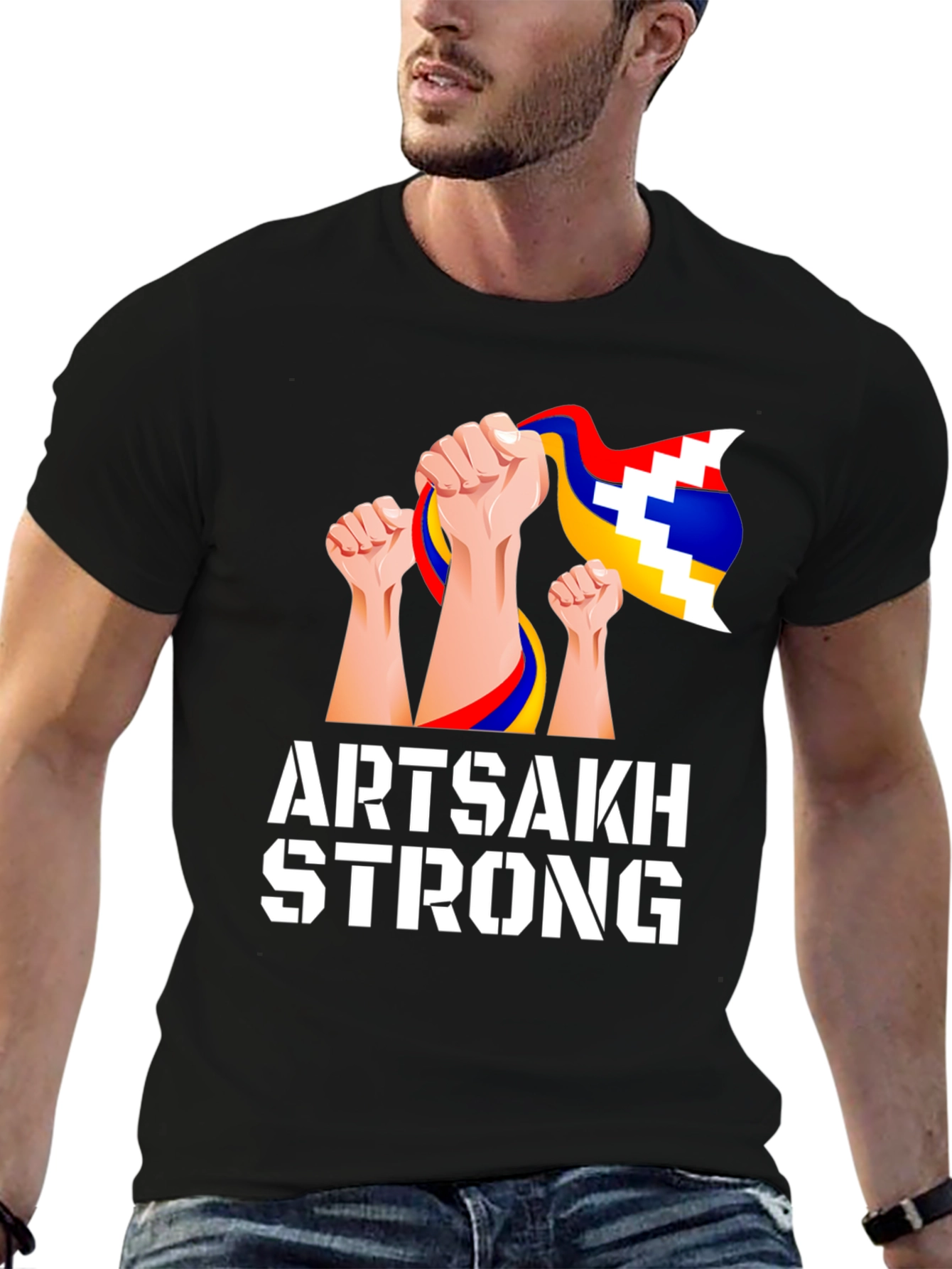 Artsakh Strong Black T-Shirt