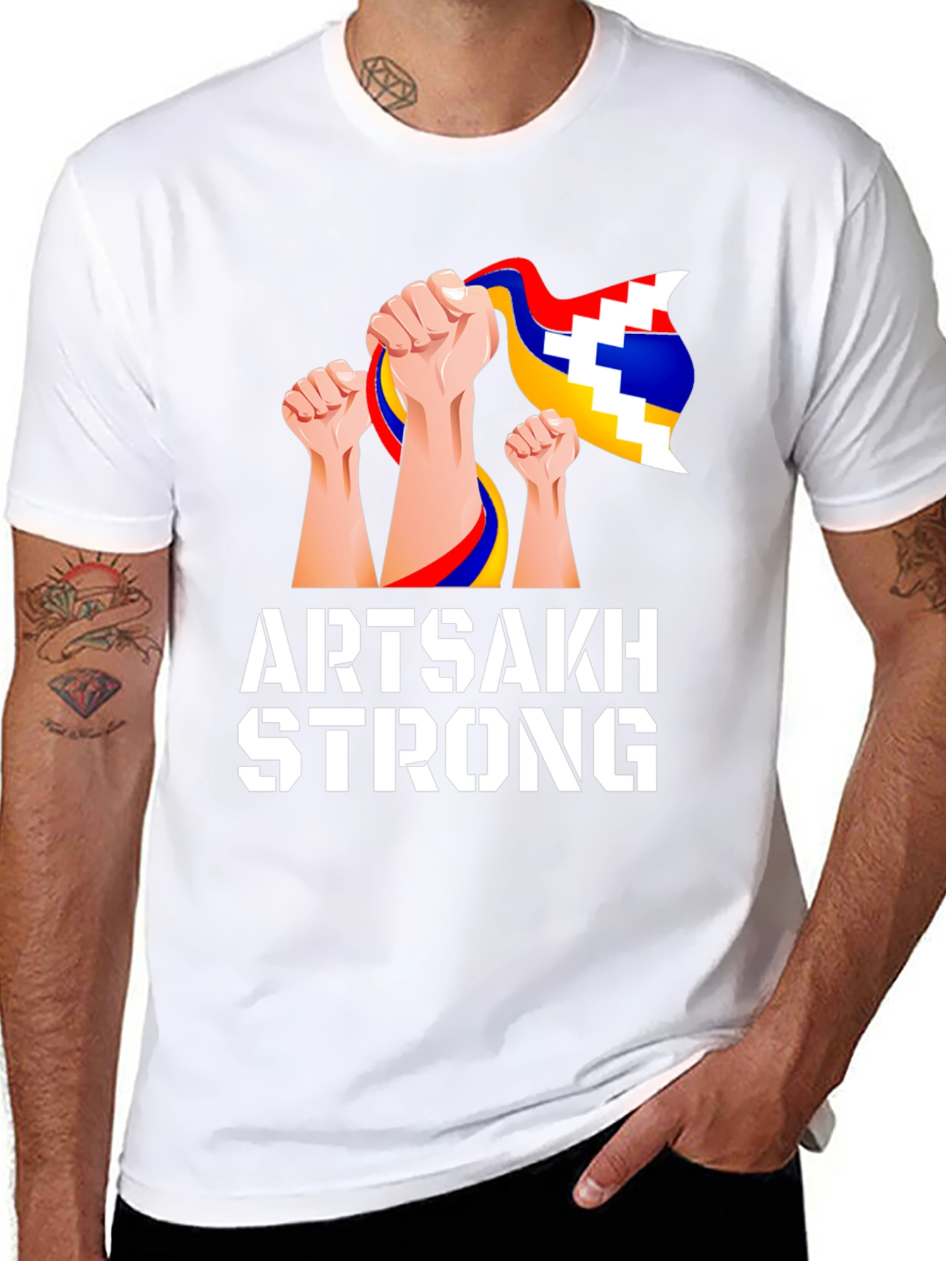 Artsakh Strong Black T-Shirt