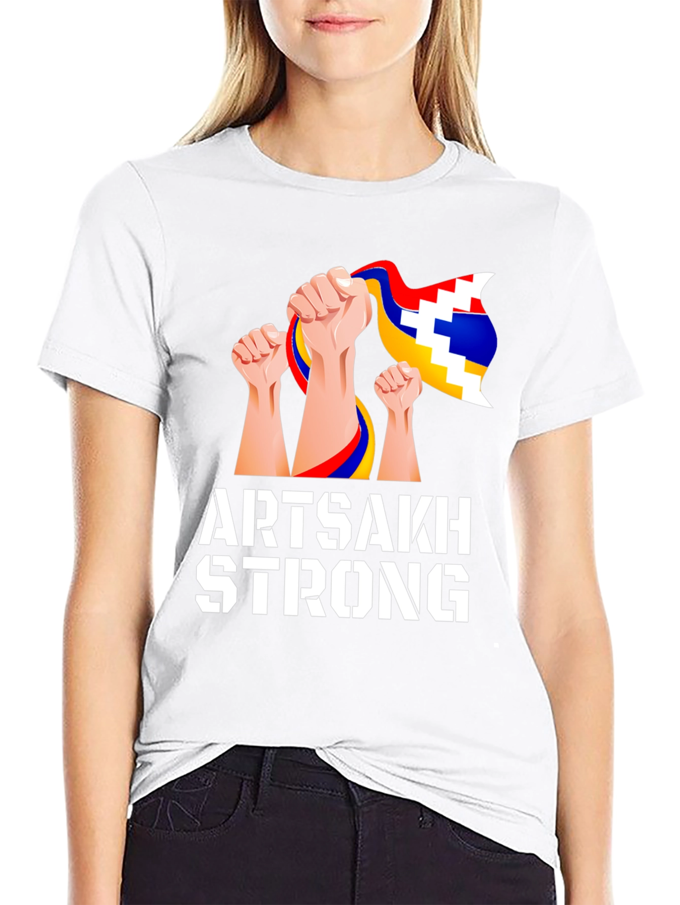 Artsakh Strong Black T-Shirt