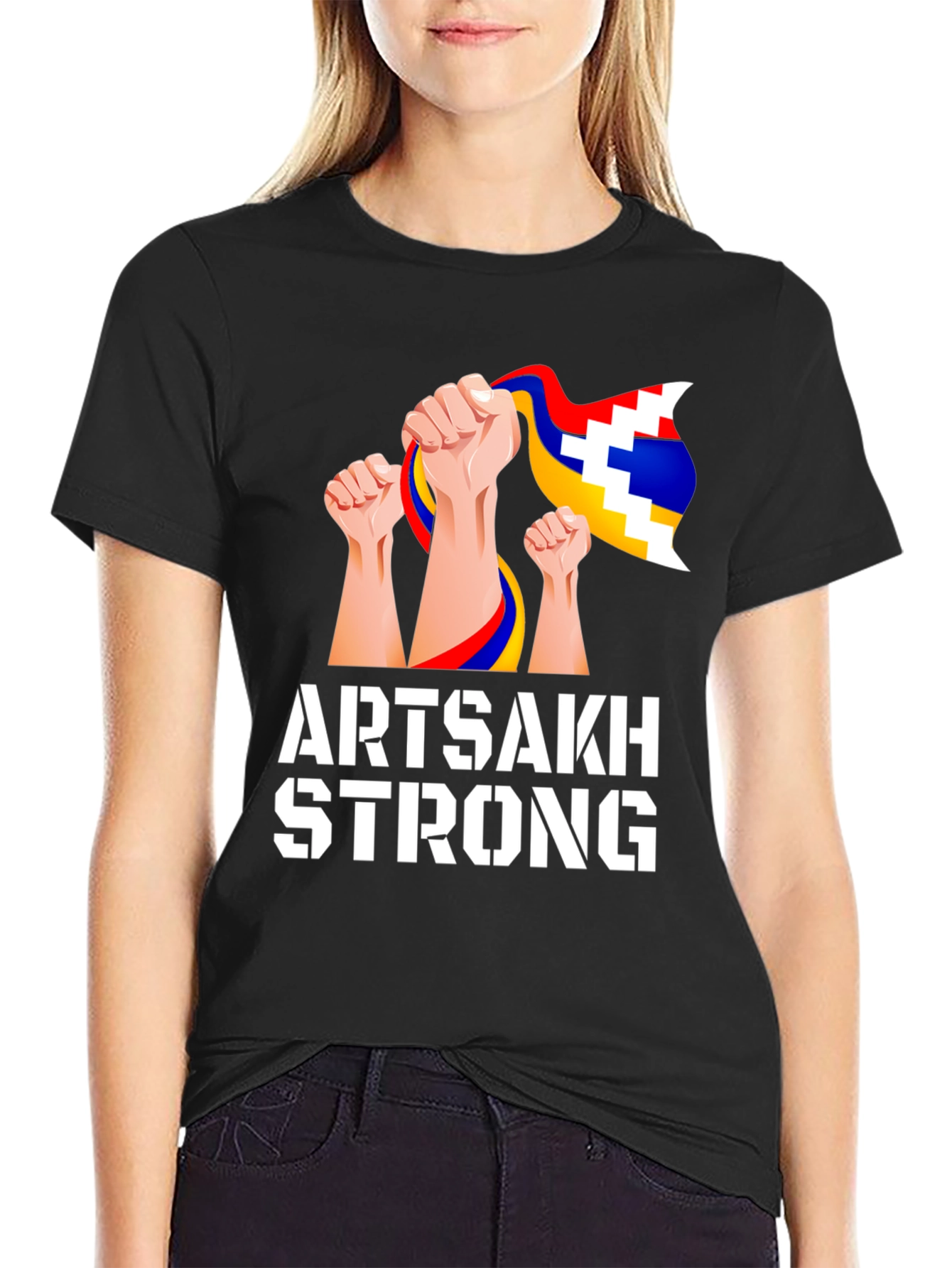 Artsakh Strong Black T-Shirt