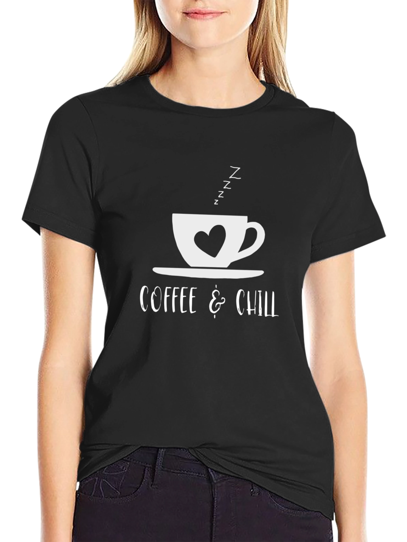 Coffee & Chill T-Shirt - Relaxing Cozy Design