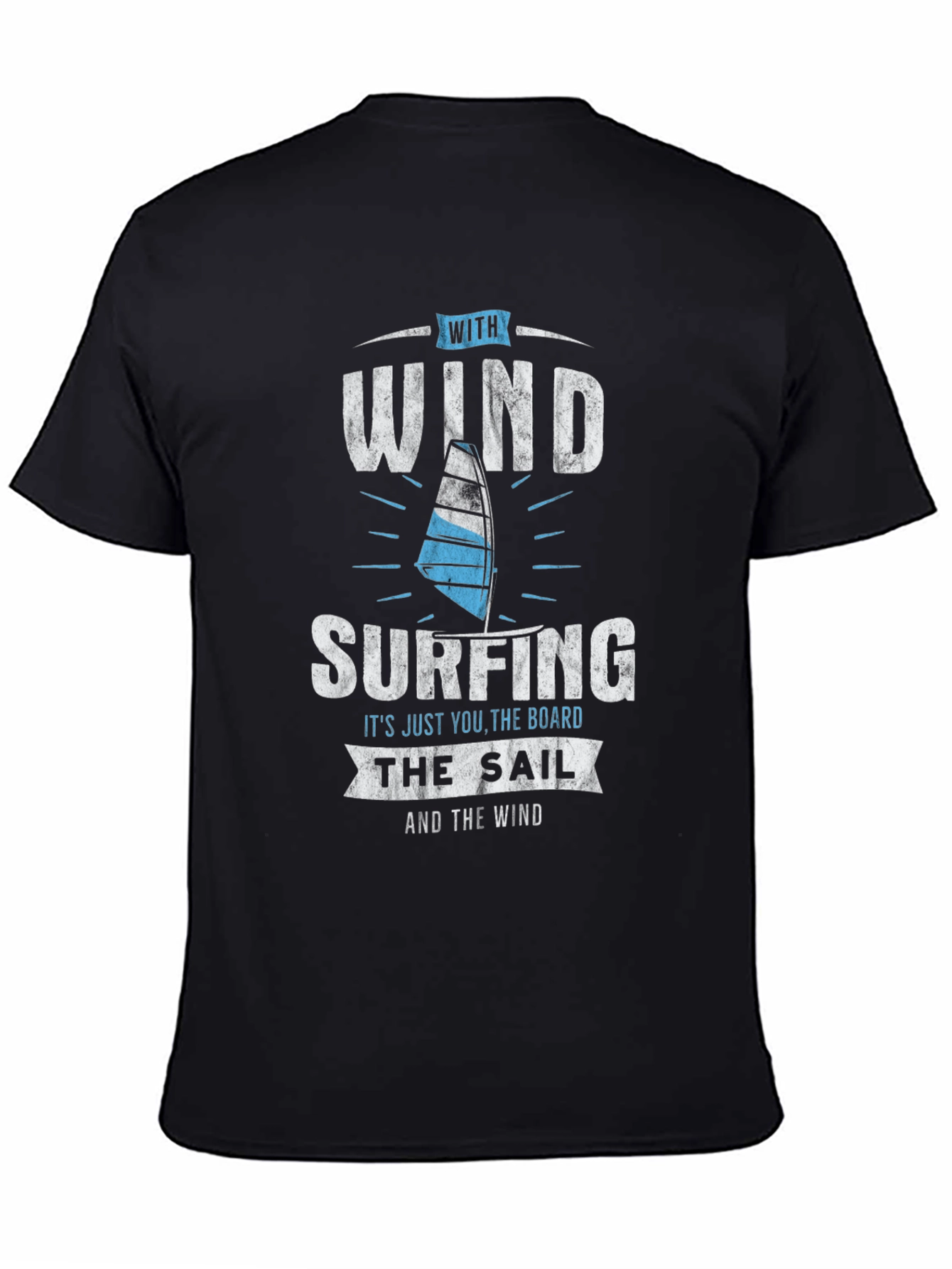 Windsurfing T-Shirt -  With Wind Surfing Design