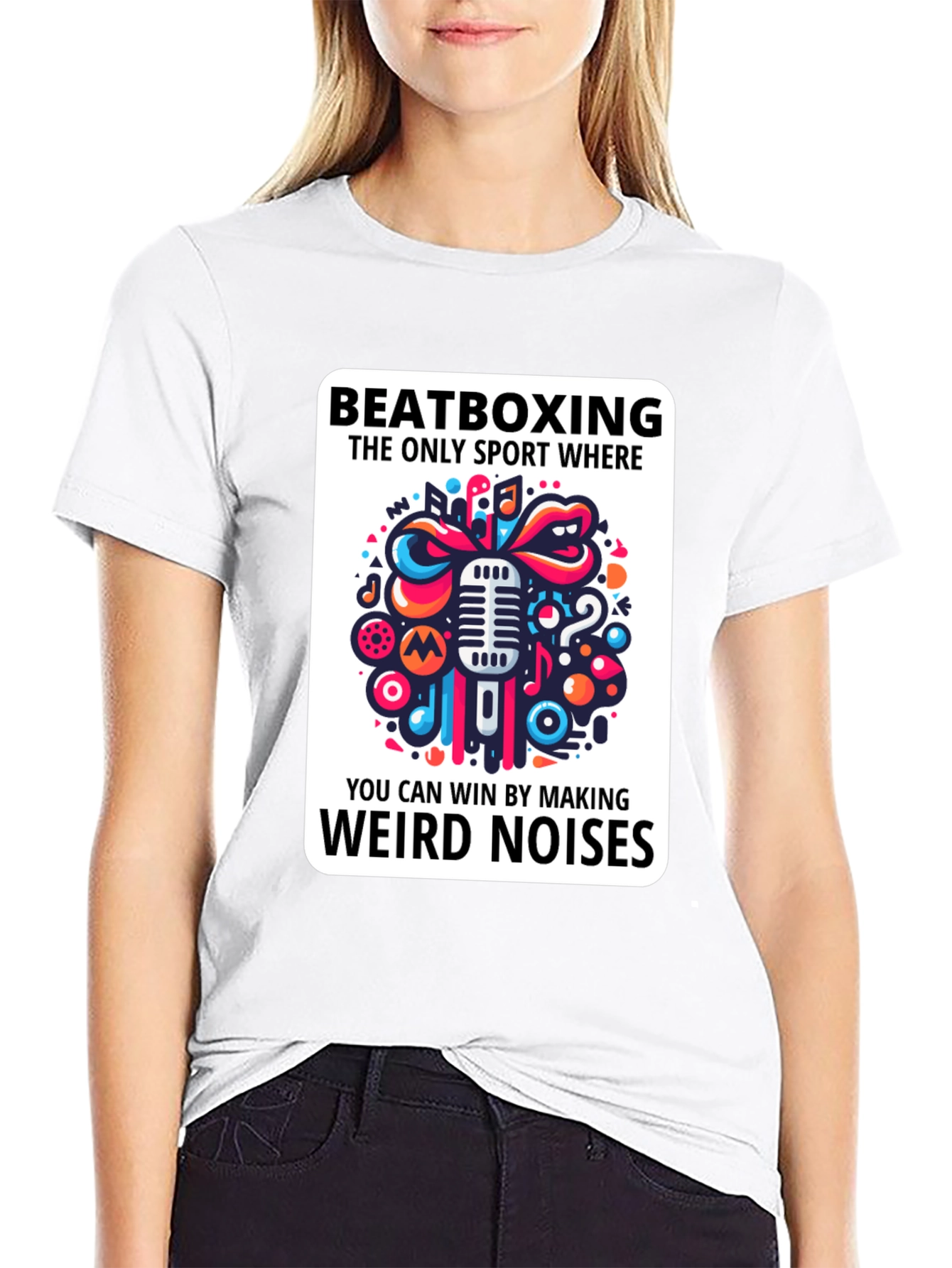 Beatboxing Weird Noises Graphic Tee