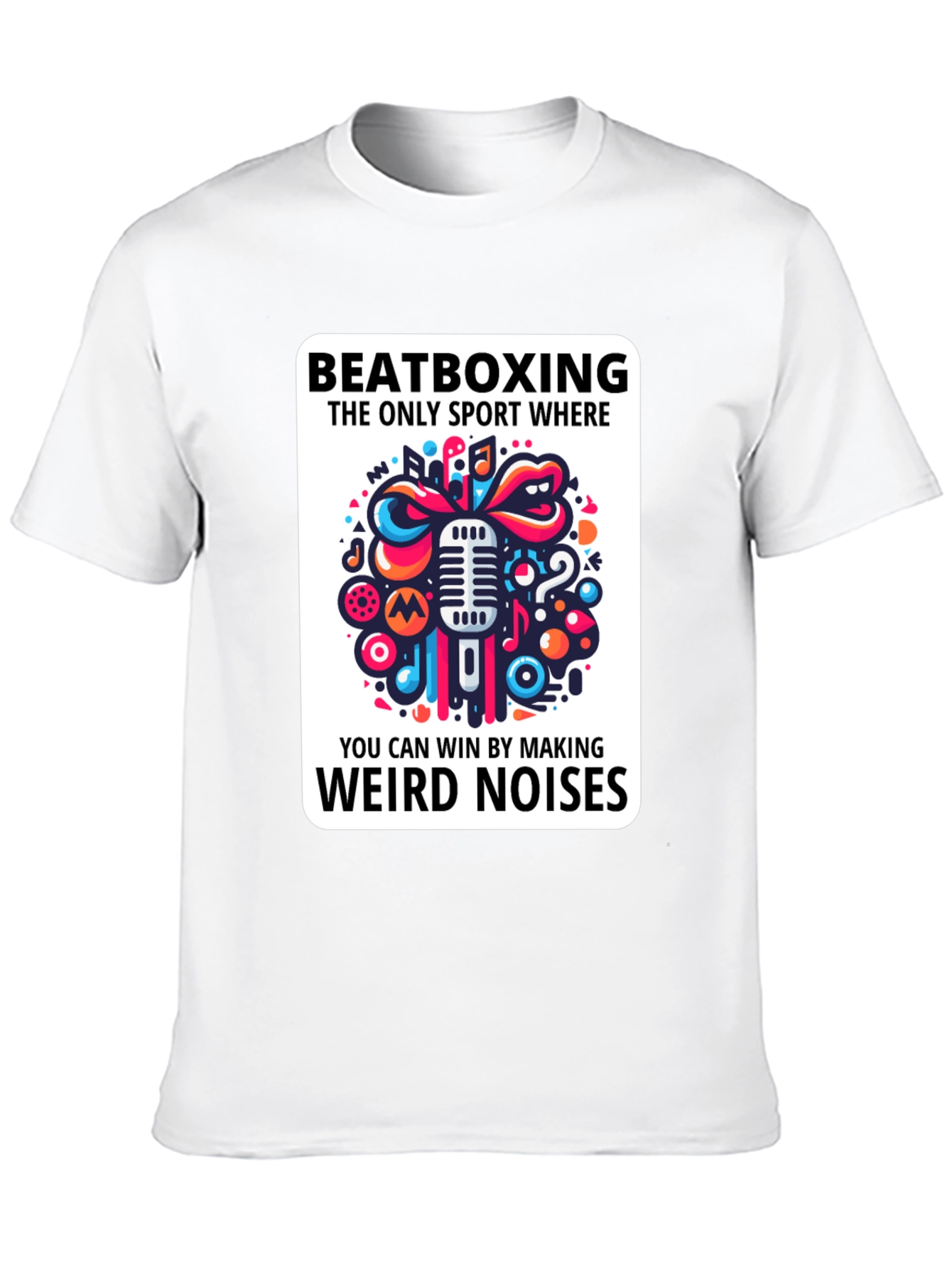 Beatboxing Weird Noises Graphic Tee