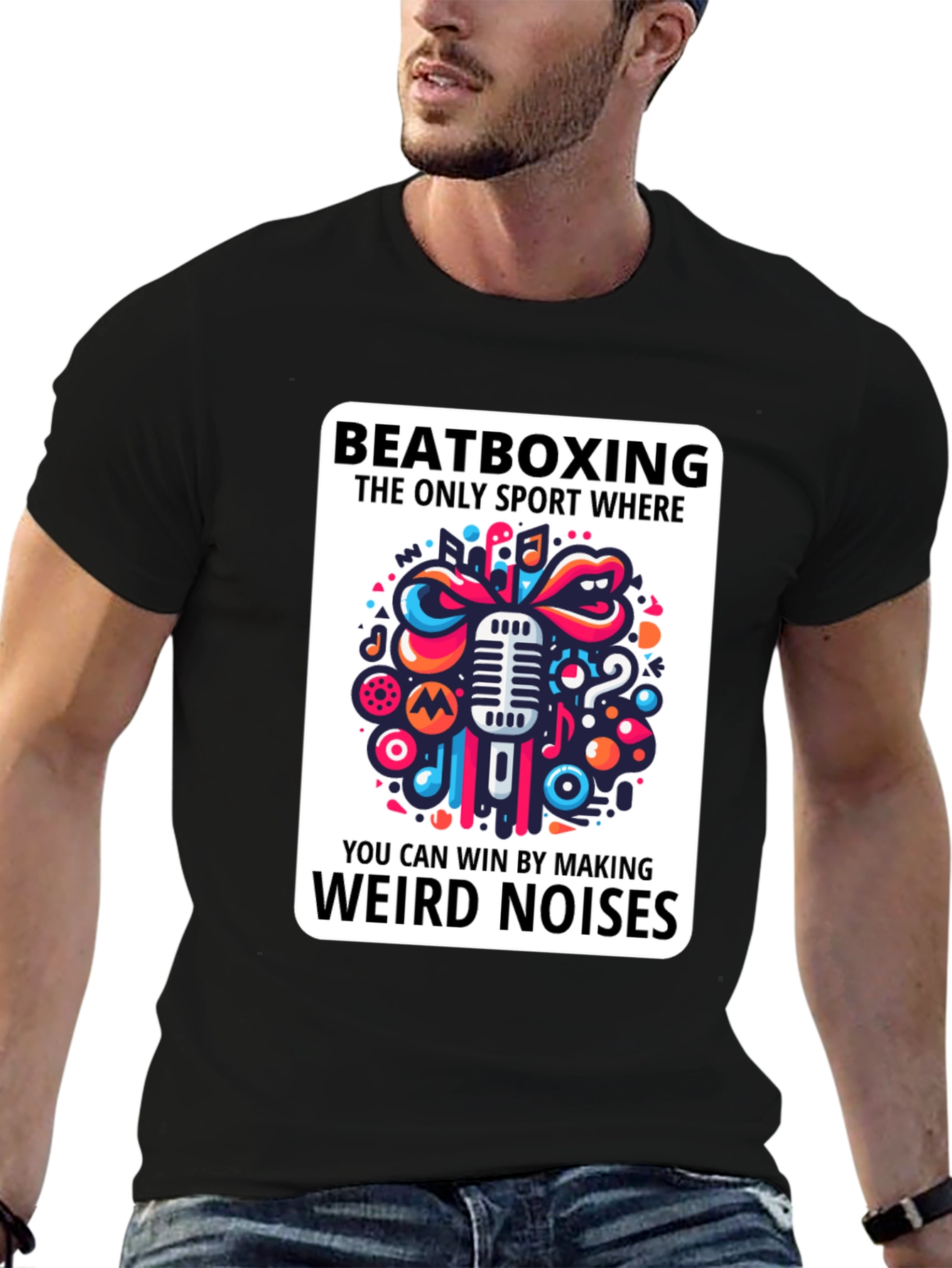 Beatboxing Weird Noises Graphic Tee