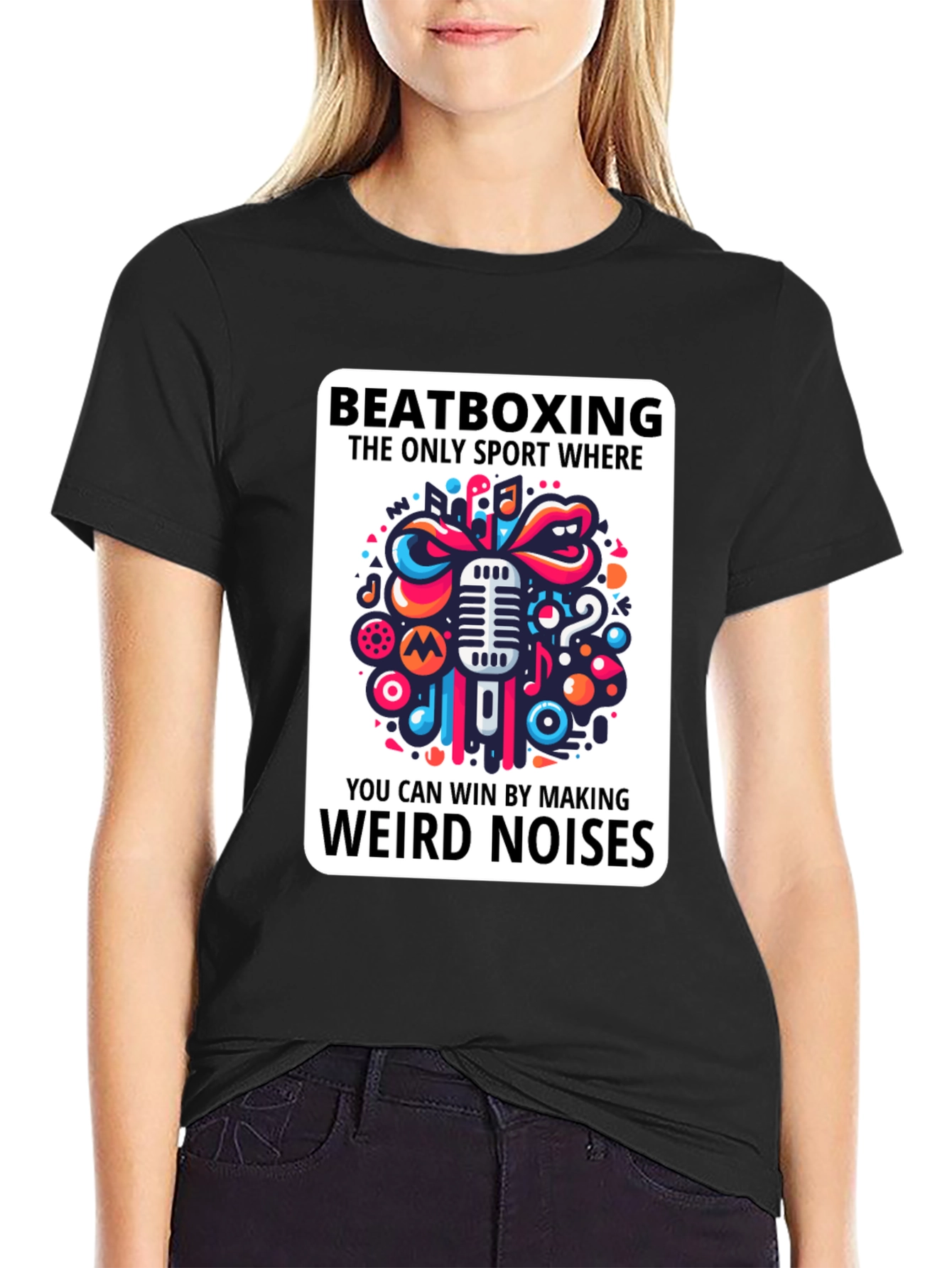 Beatboxing Weird Noises Graphic Tee