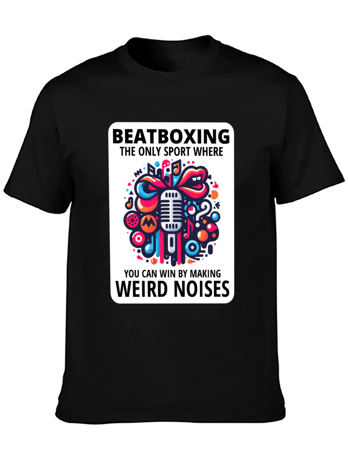Beatboxing Weird Noises Graphic Tee