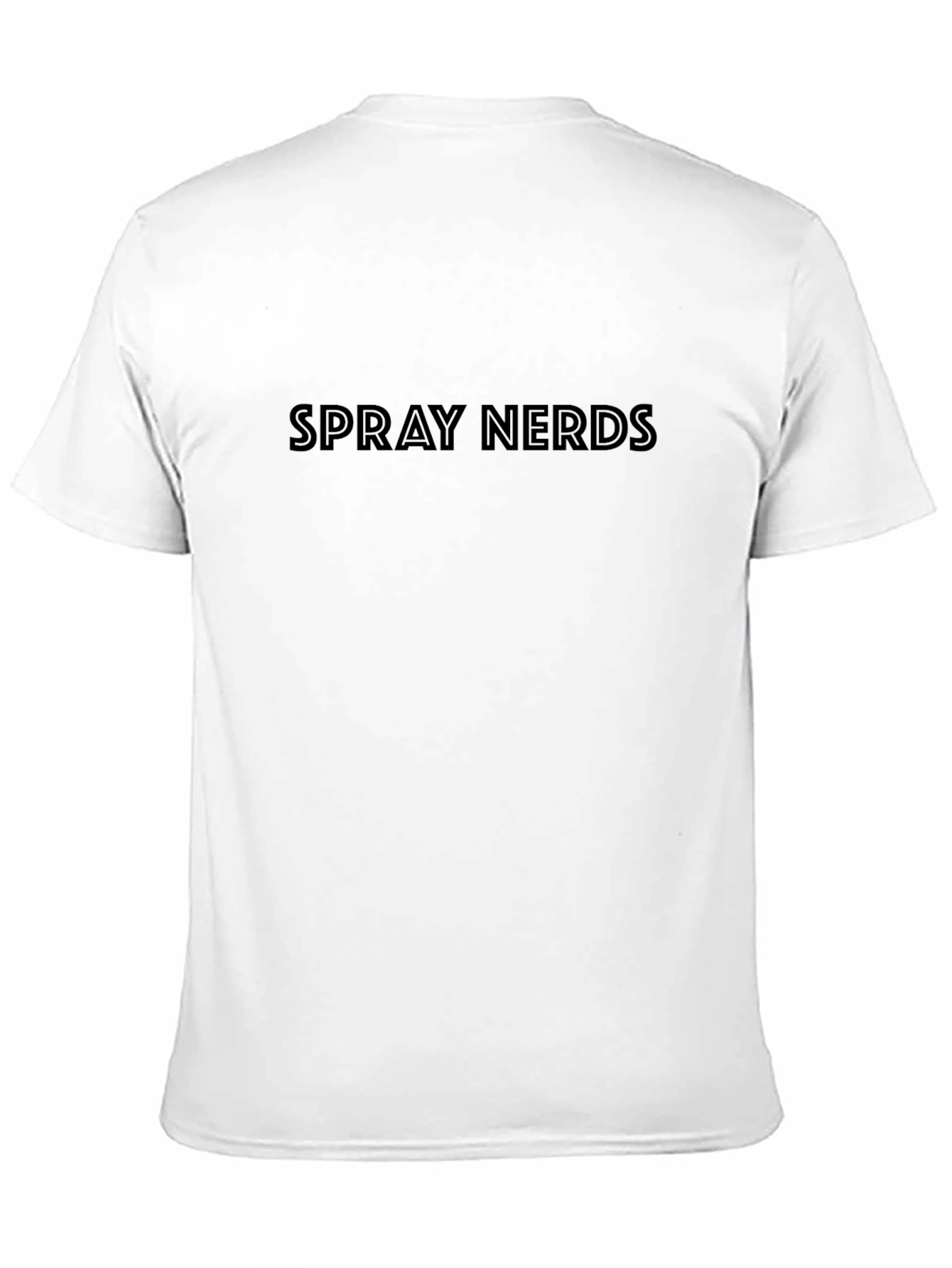 Spray Nerds Black Crew Neck T-Shirt