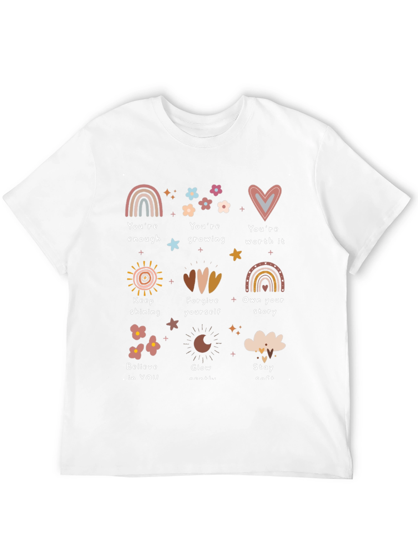 Affirmation Graphic Tee - Positive Message Shirt