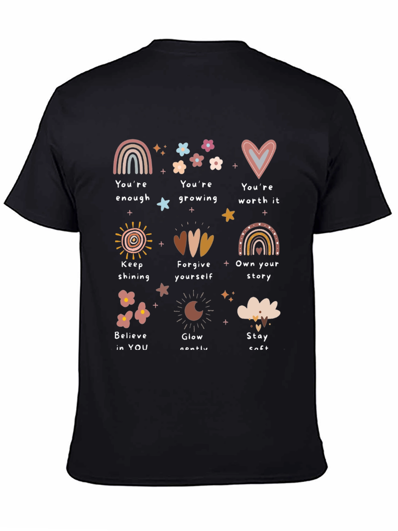 Affirmation Graphic Tee - Positive Message Shirt