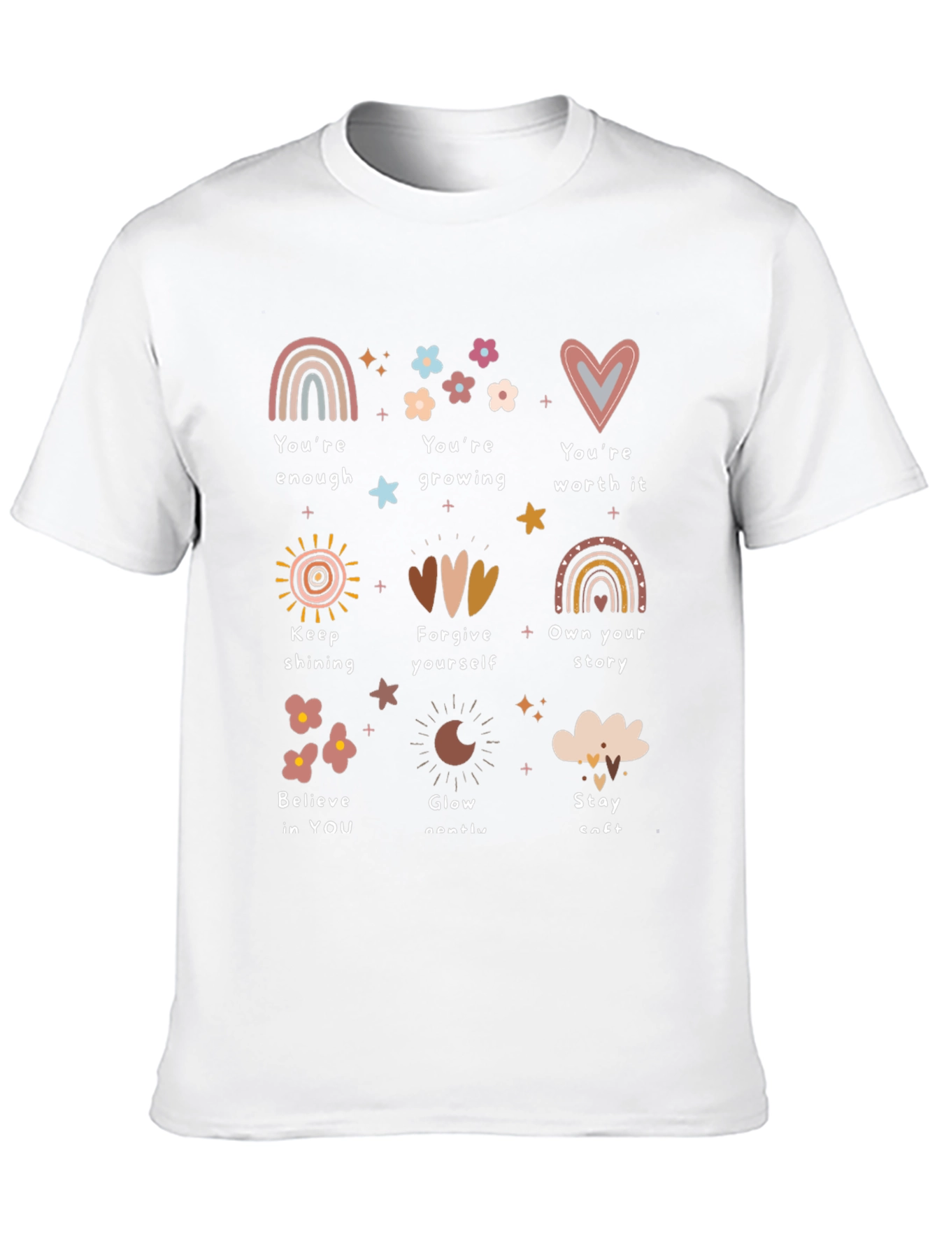 Affirmation Graphic Tee - Positive Message Shirt