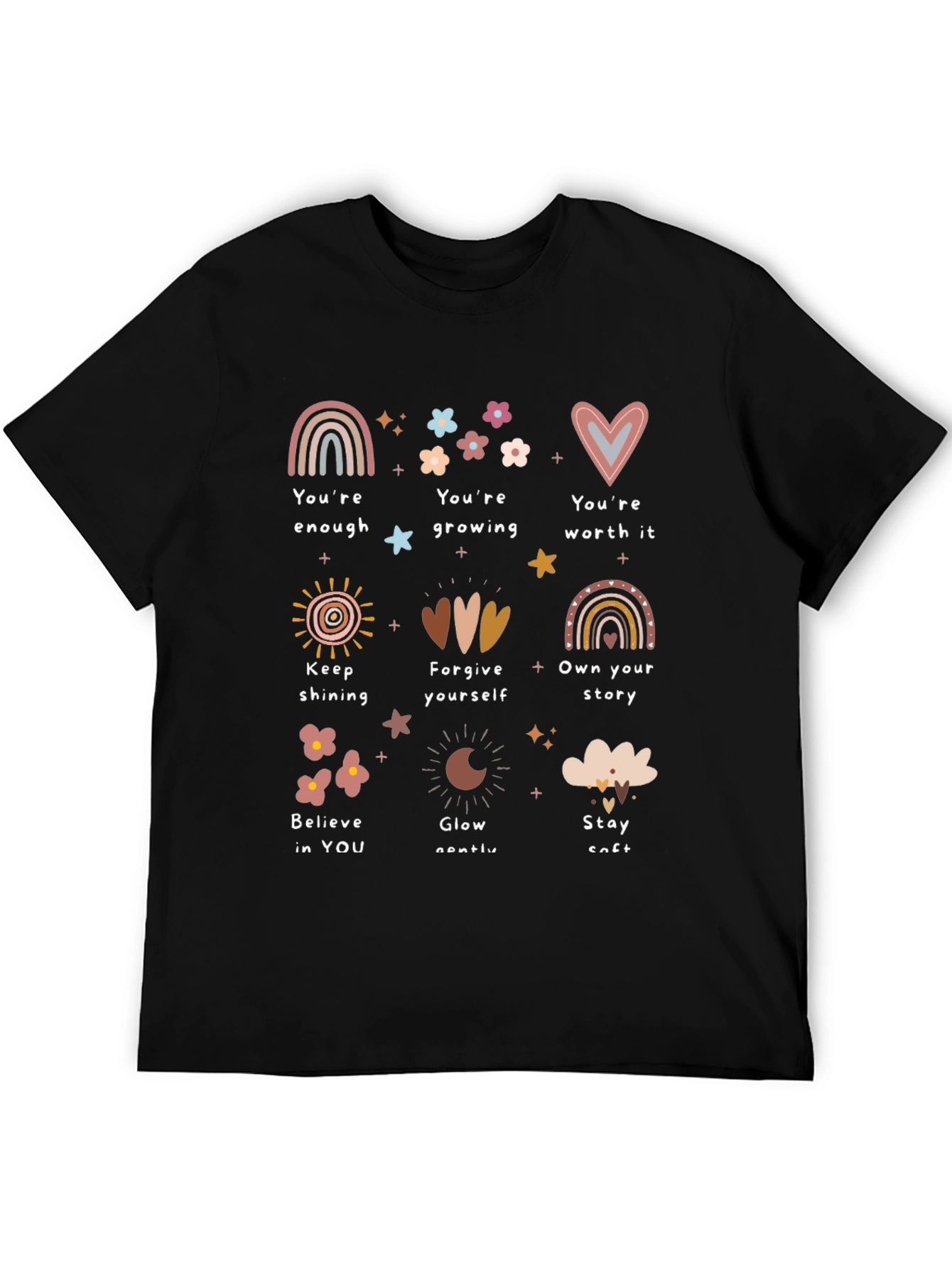 Affirmation Graphic Tee - Positive Message Shirt