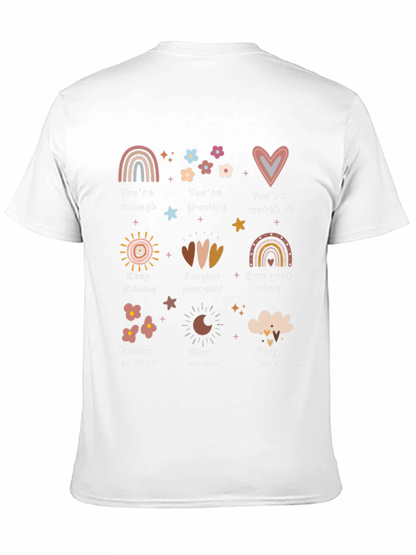 Affirmation Graphic Tee - Positive Message Shirt