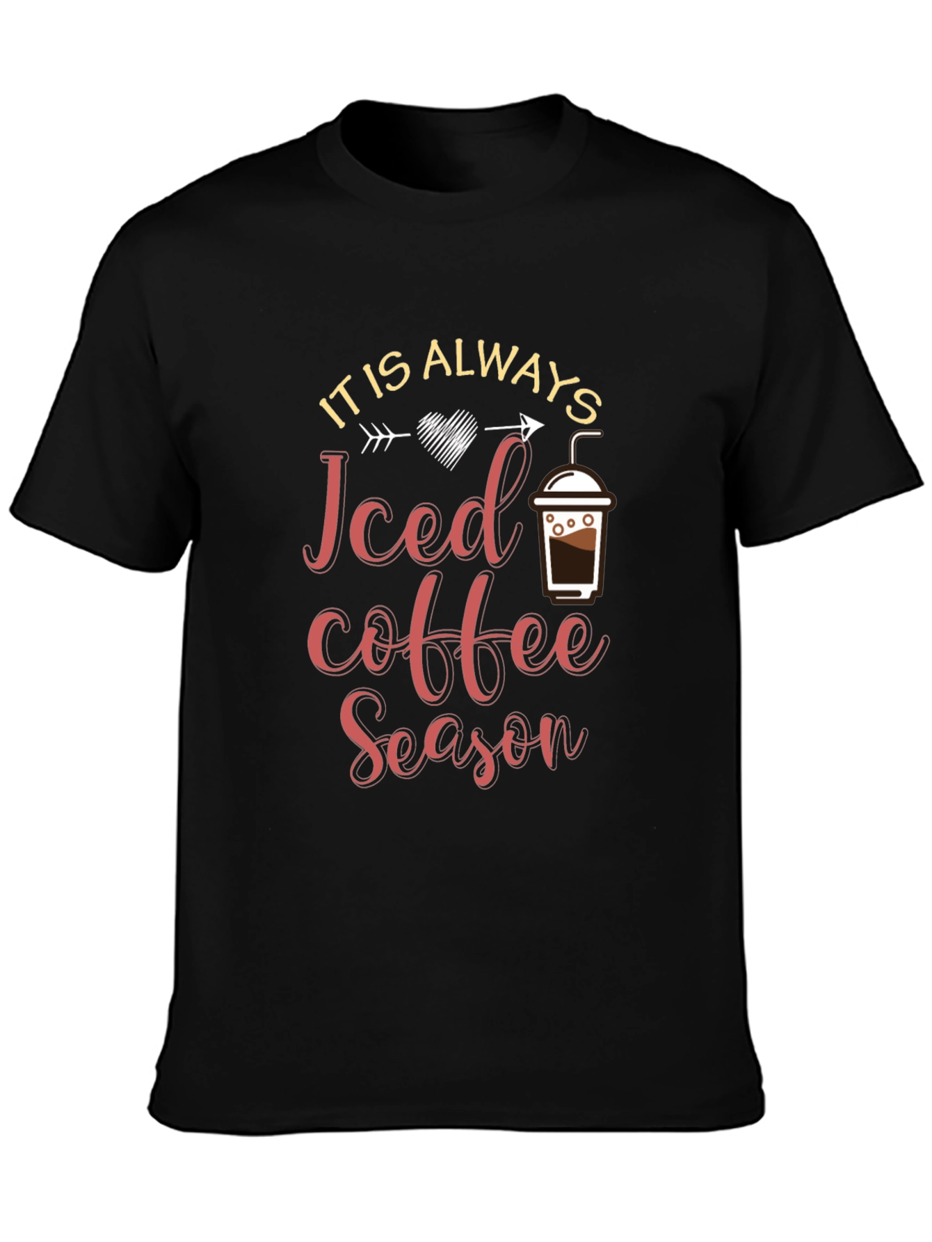 Iced Coffee Season Graphic Tee