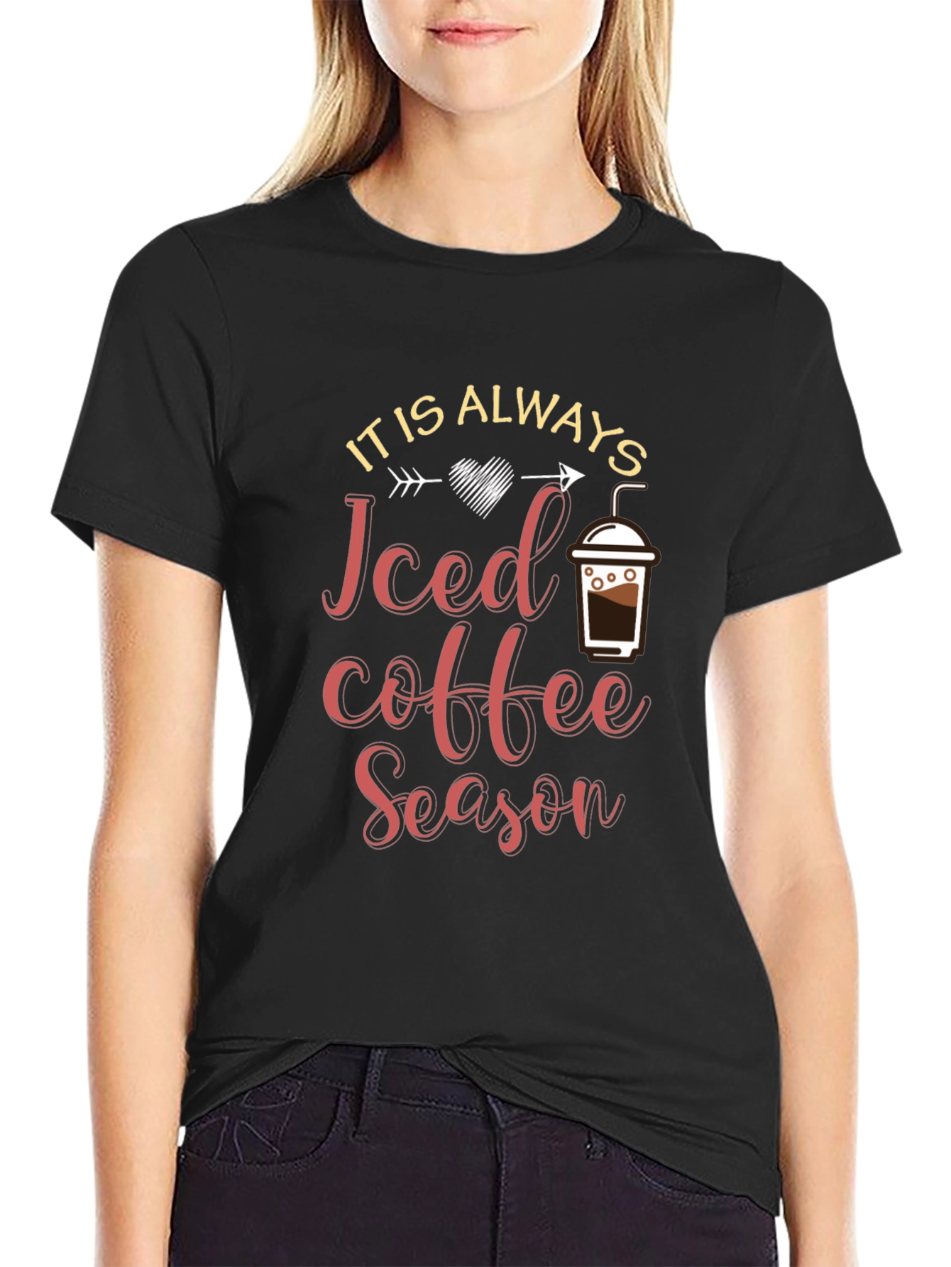Iced Coffee Season Graphic Tee