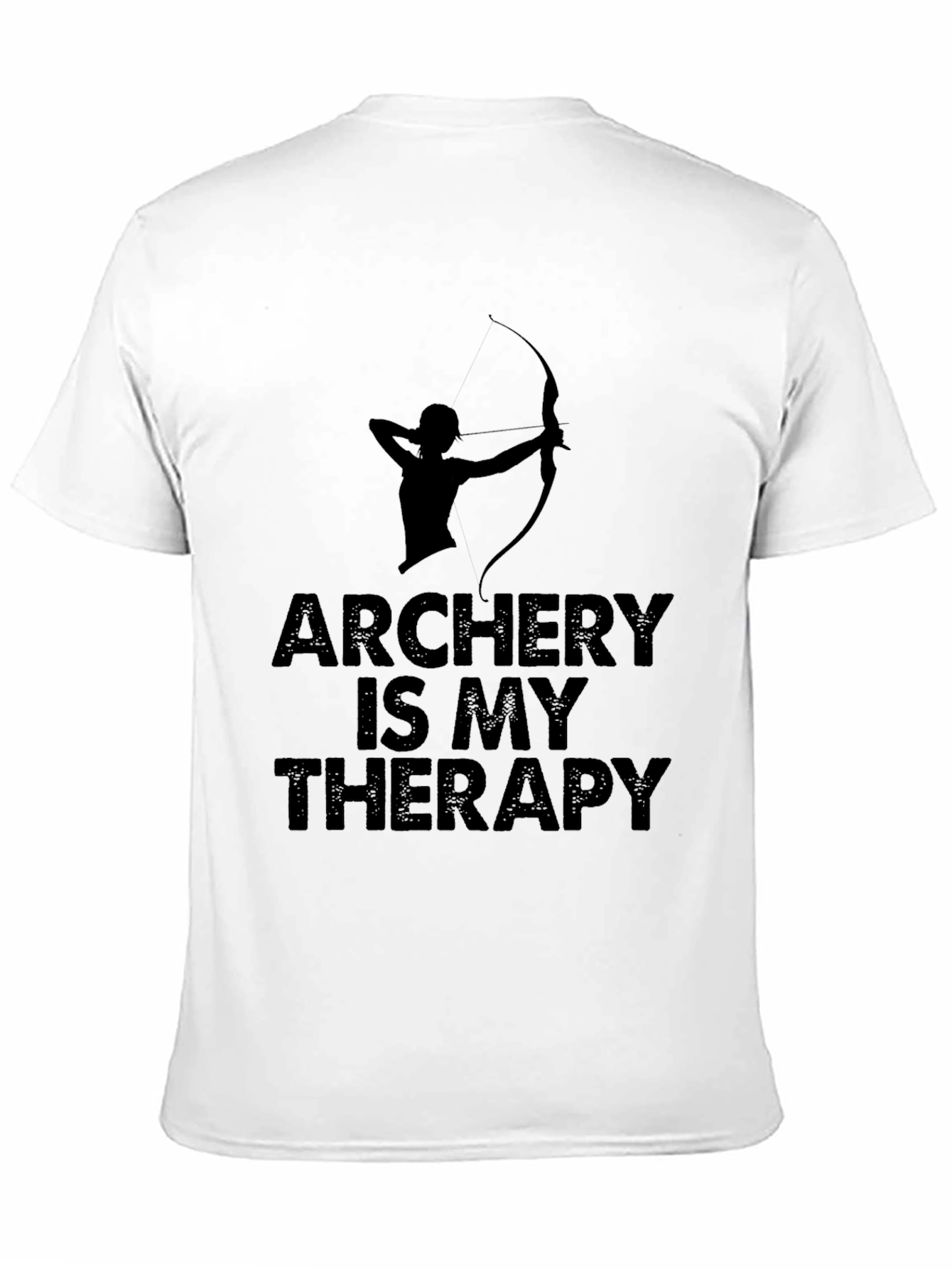 Archery Is My Therapy T-Shirt - Black