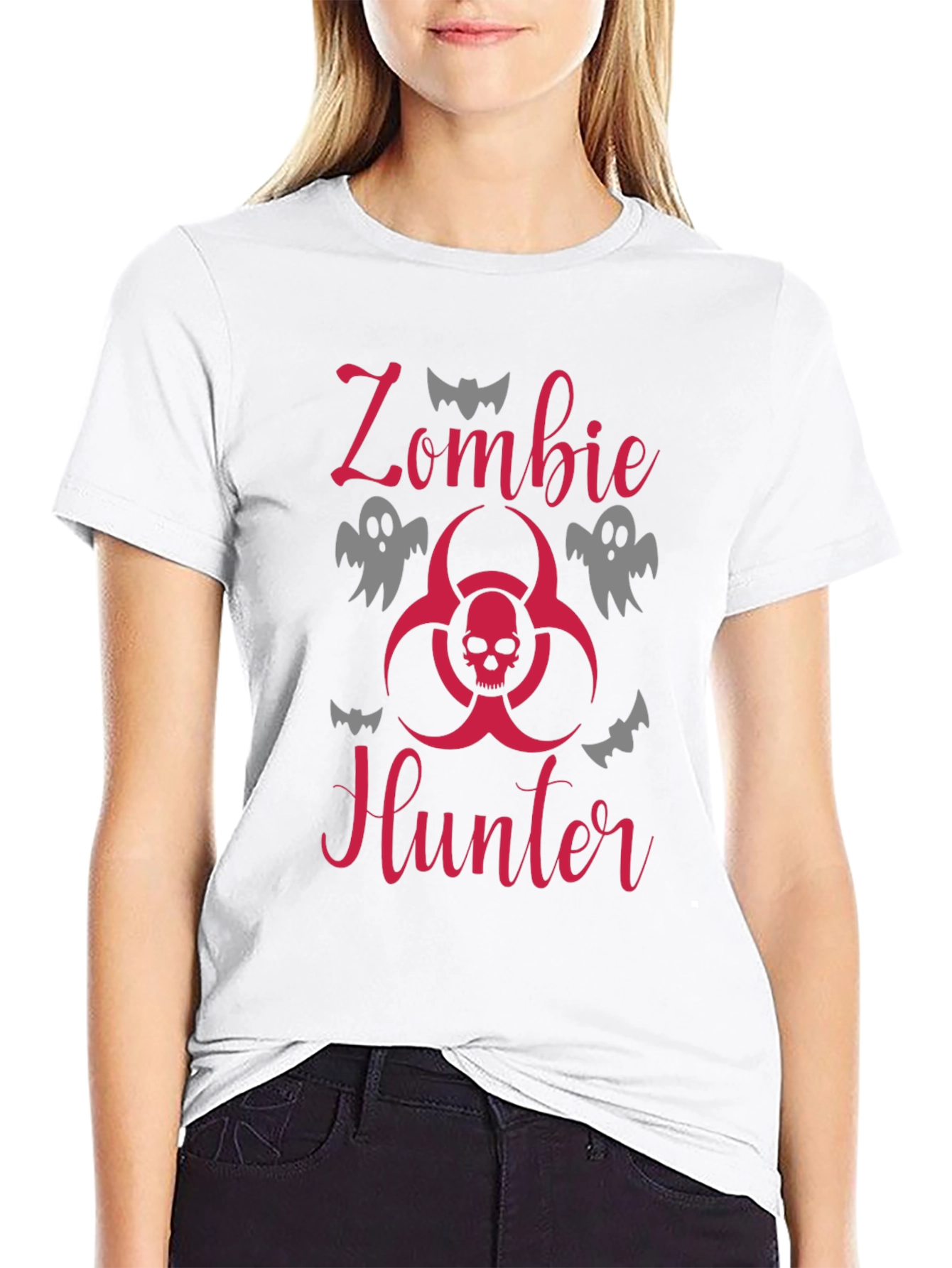 Zombie Hunter Graphic T-Shirt - Halloween Tee