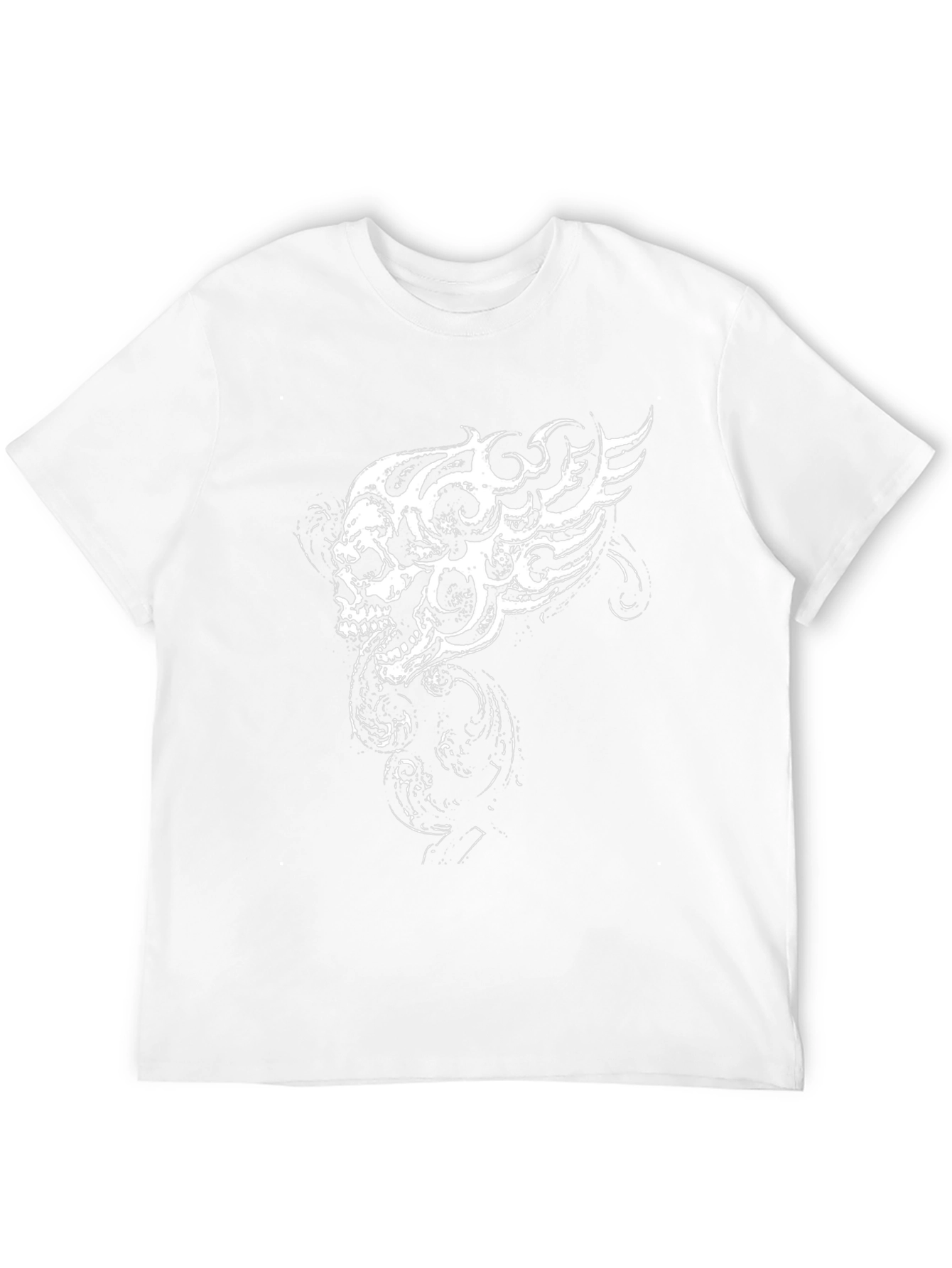 Skull Fire Graphic Tee - Rocker Style T-Shirt