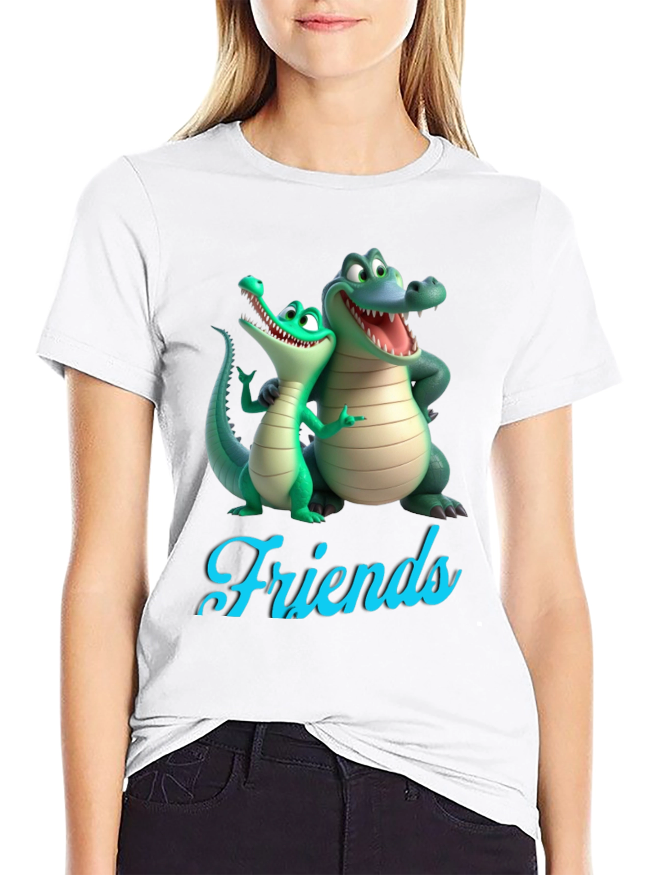 Alligator Friends Graphic T-Shirt
