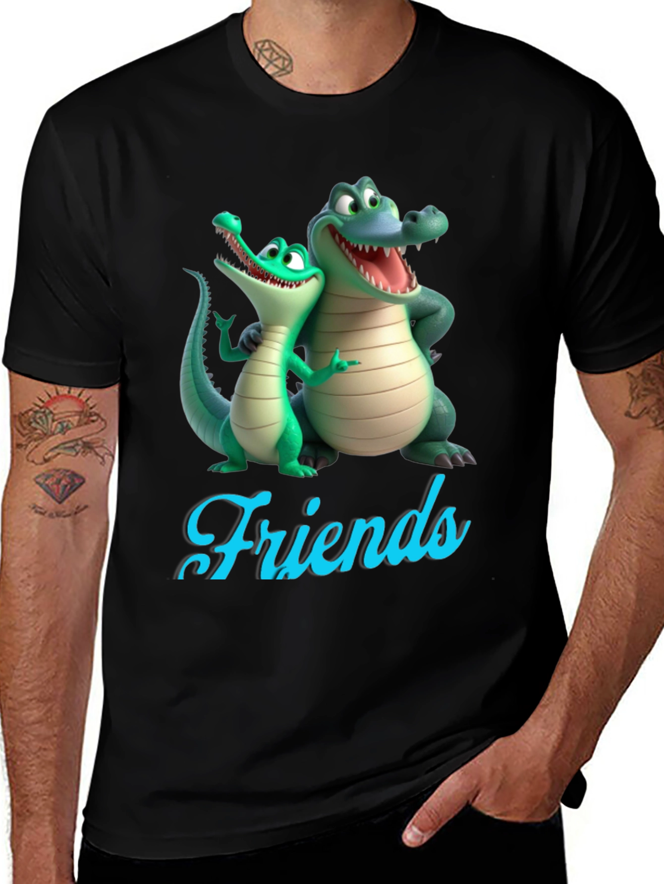 Alligator Friends Graphic T-Shirt