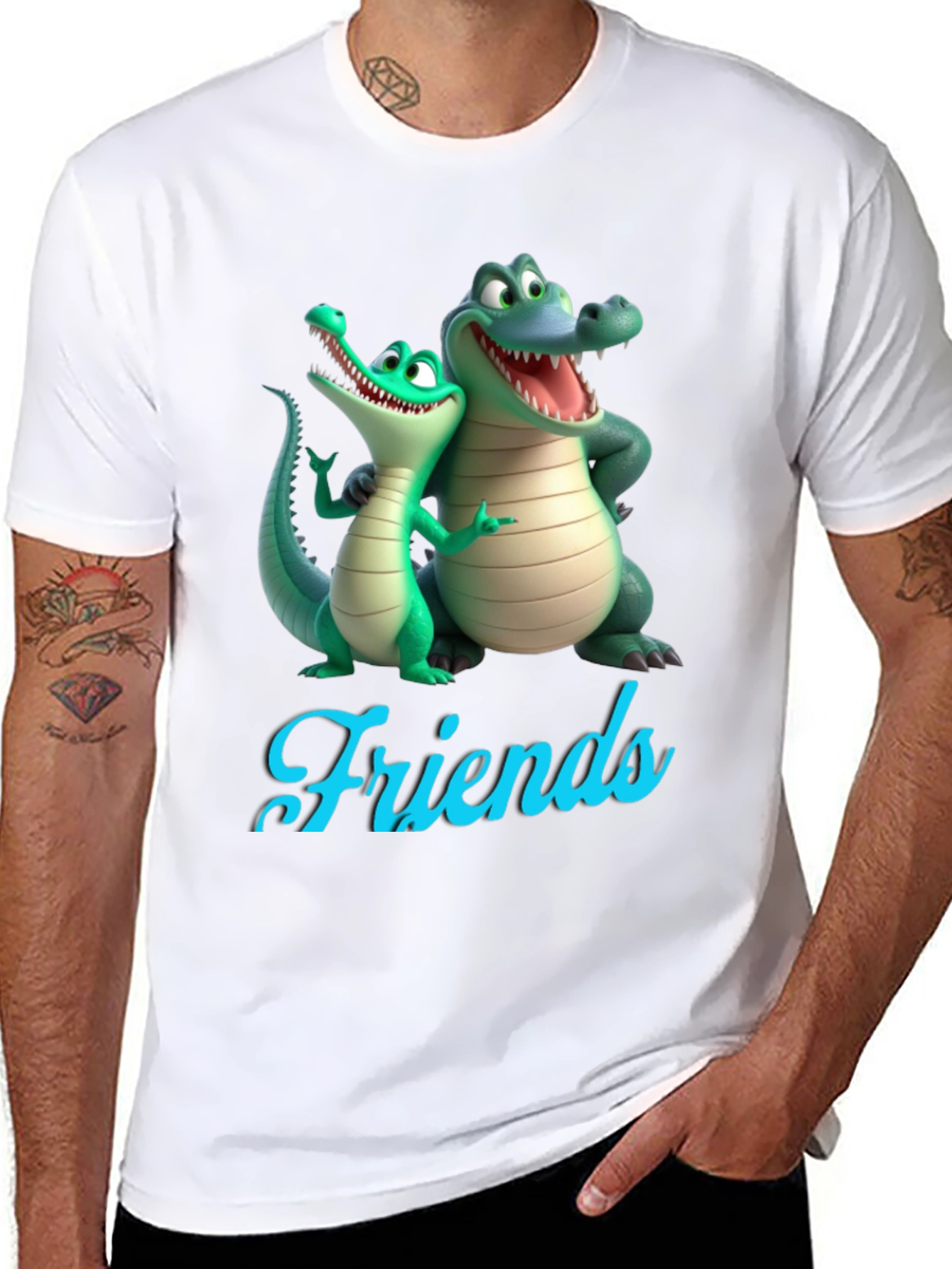 Alligator Friends Graphic T-Shirt