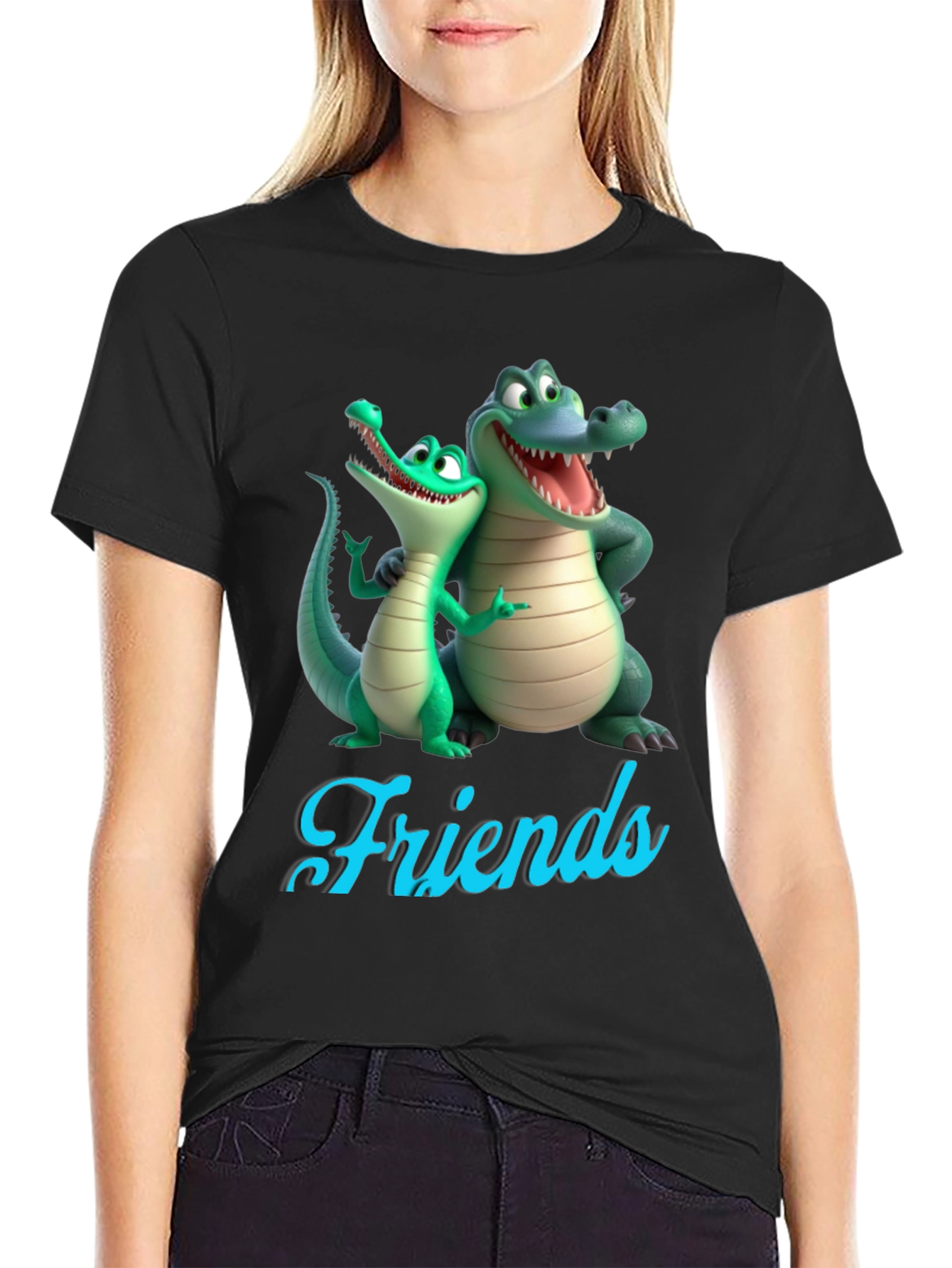 Alligator Friends Graphic T-Shirt