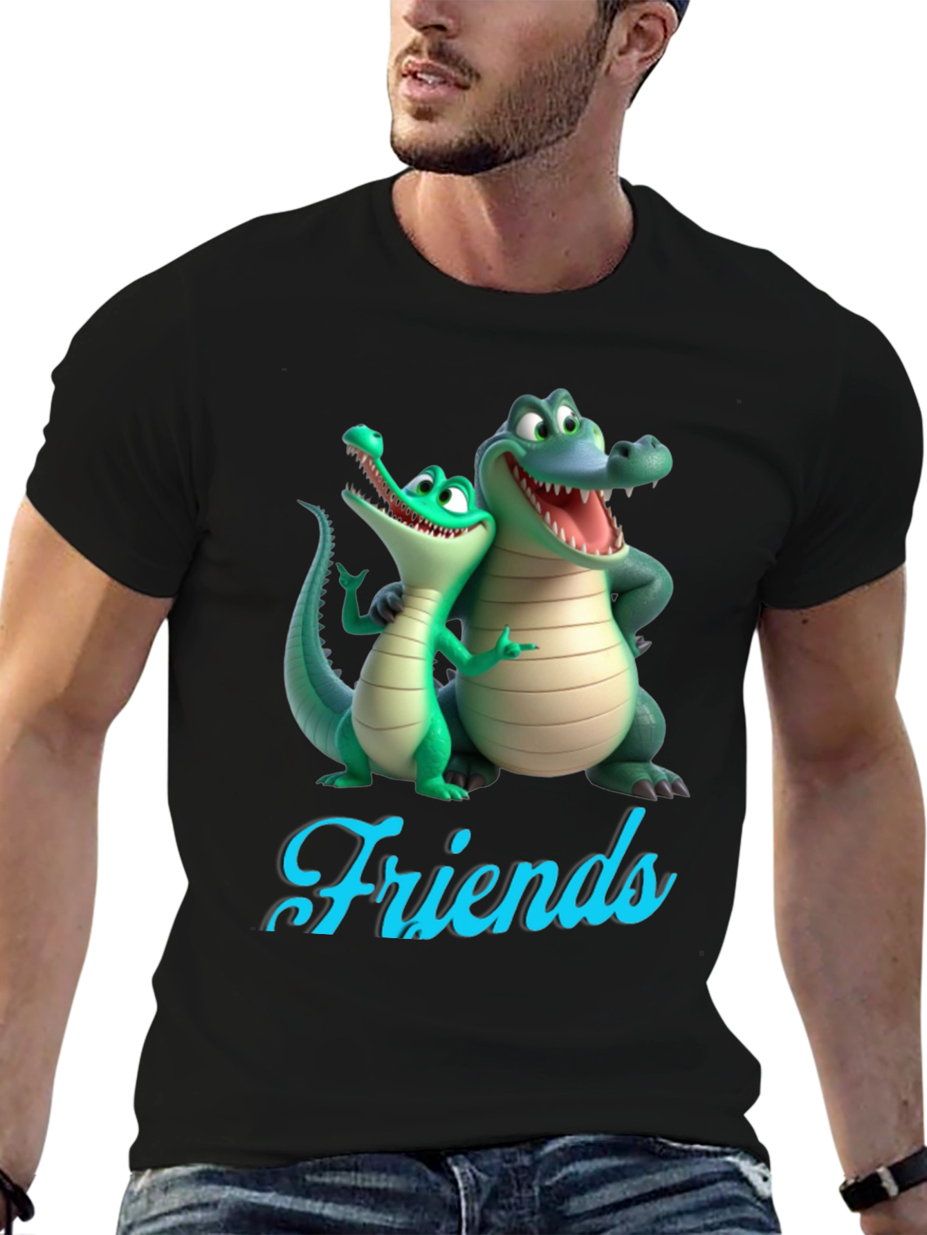 Alligator Friends Graphic T-Shirt