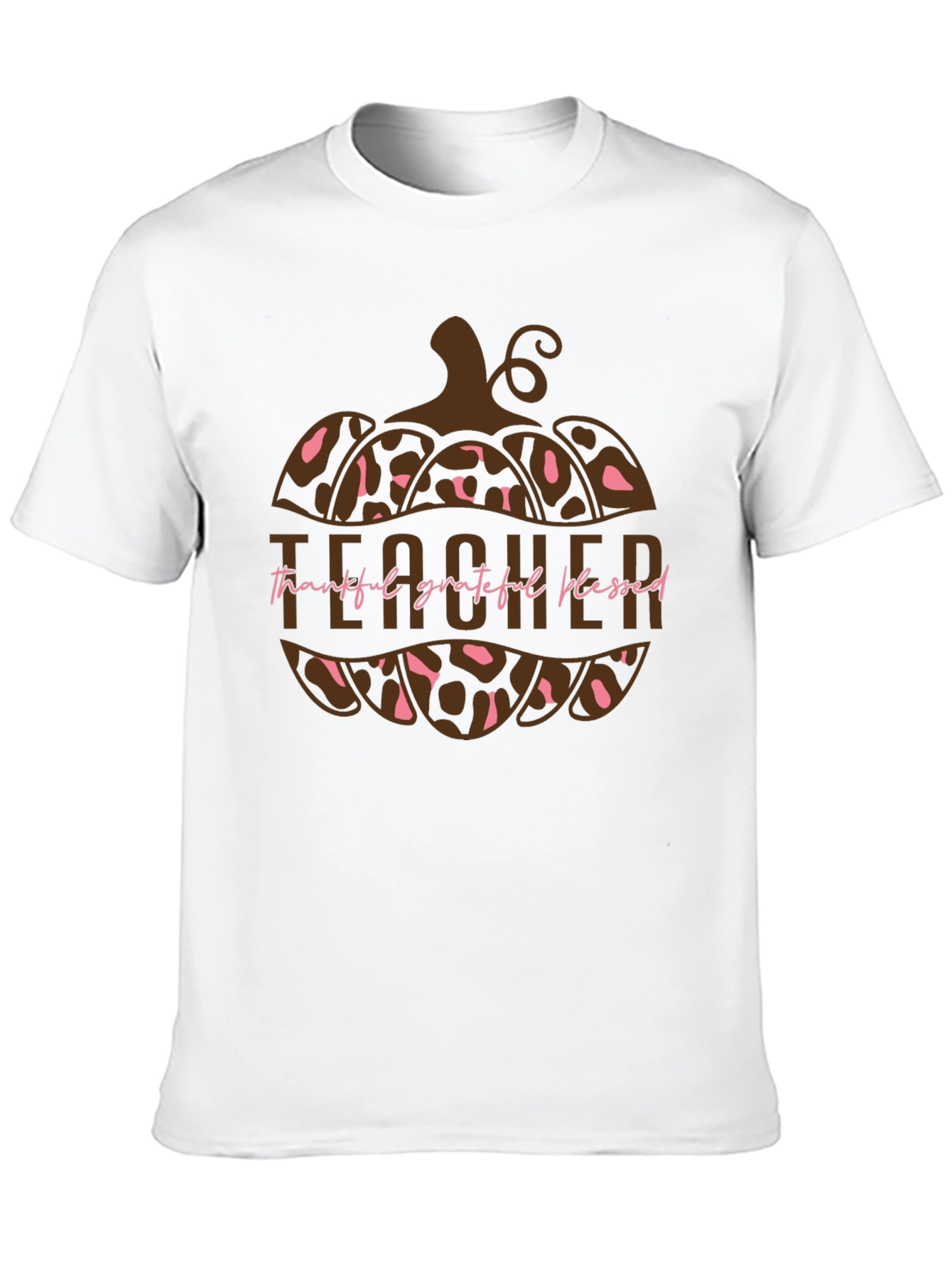Teacher Thankful Pumpkin T-Shirt