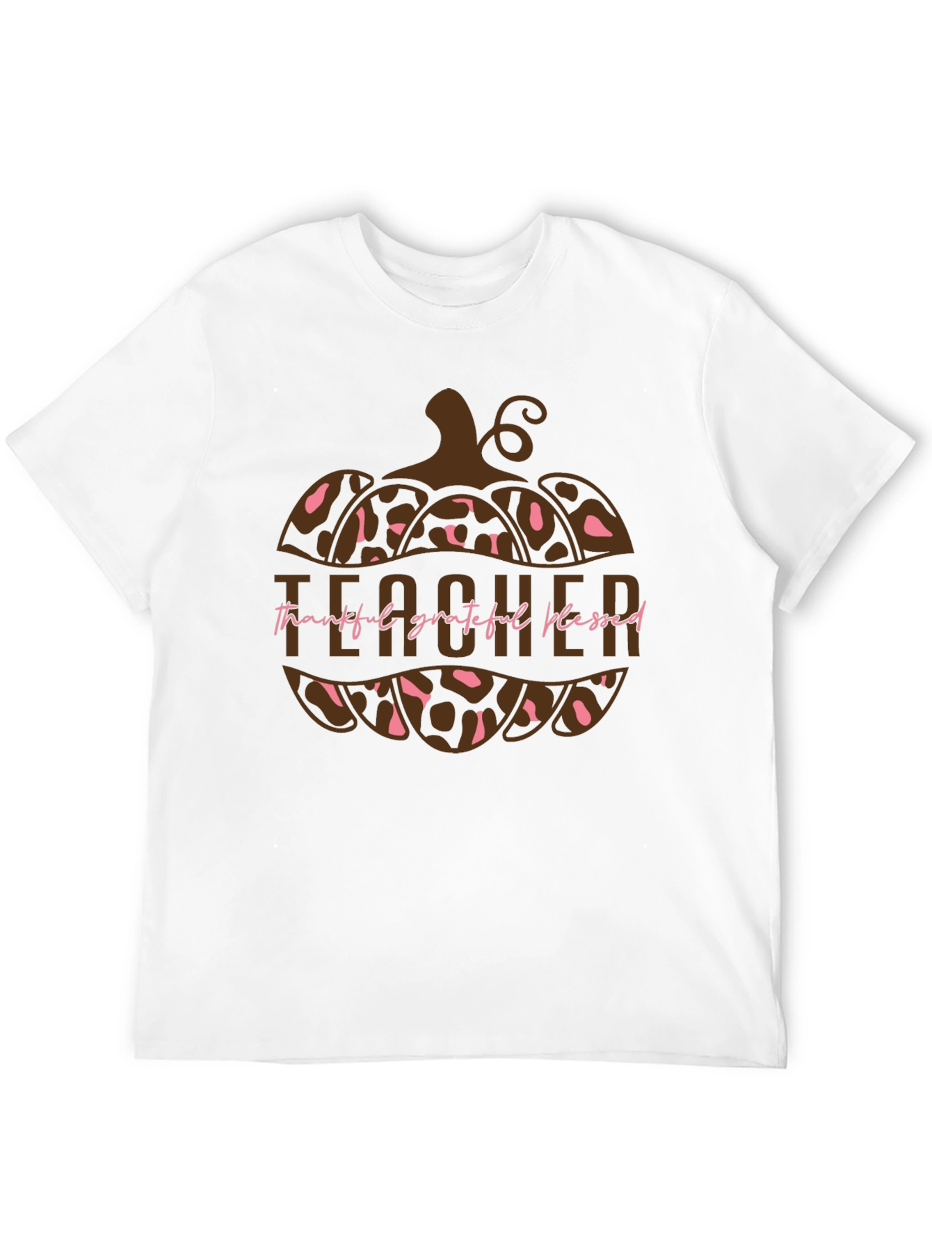 Teacher Thankful Pumpkin T-Shirt