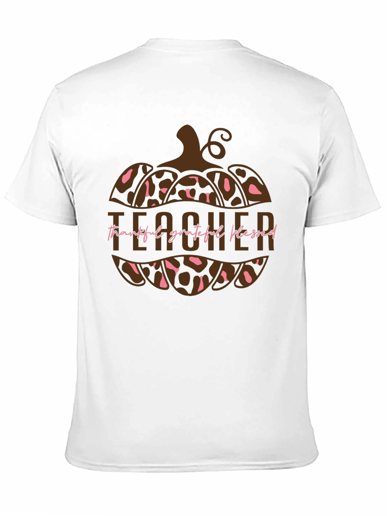 Teacher Thankful Pumpkin T-Shirt