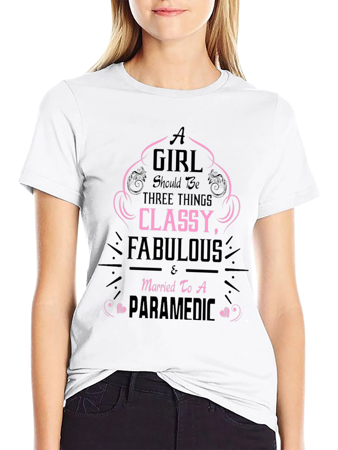 Classy Fabulous Paramedic Wife T-Shirt