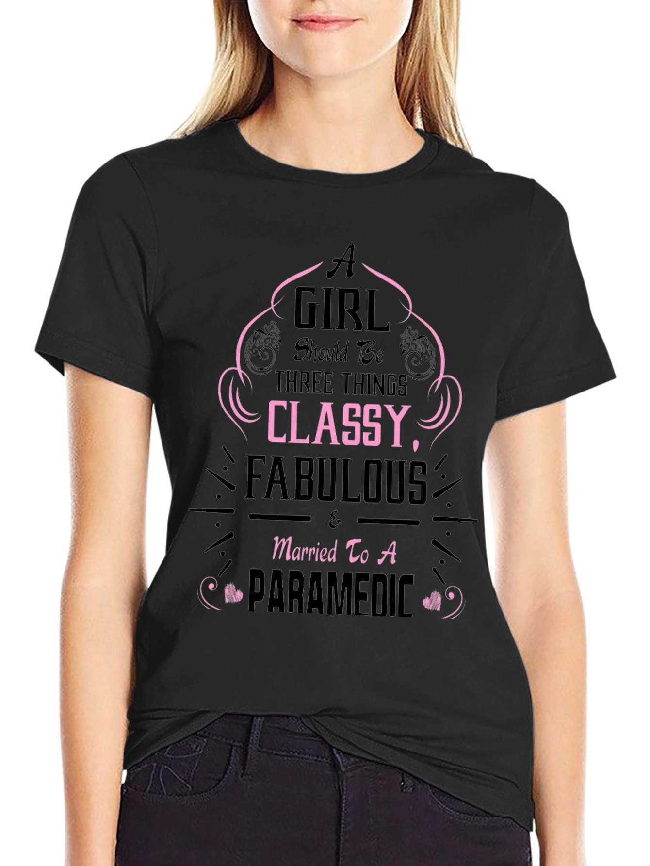 Classy Fabulous Paramedic Wife T-Shirt