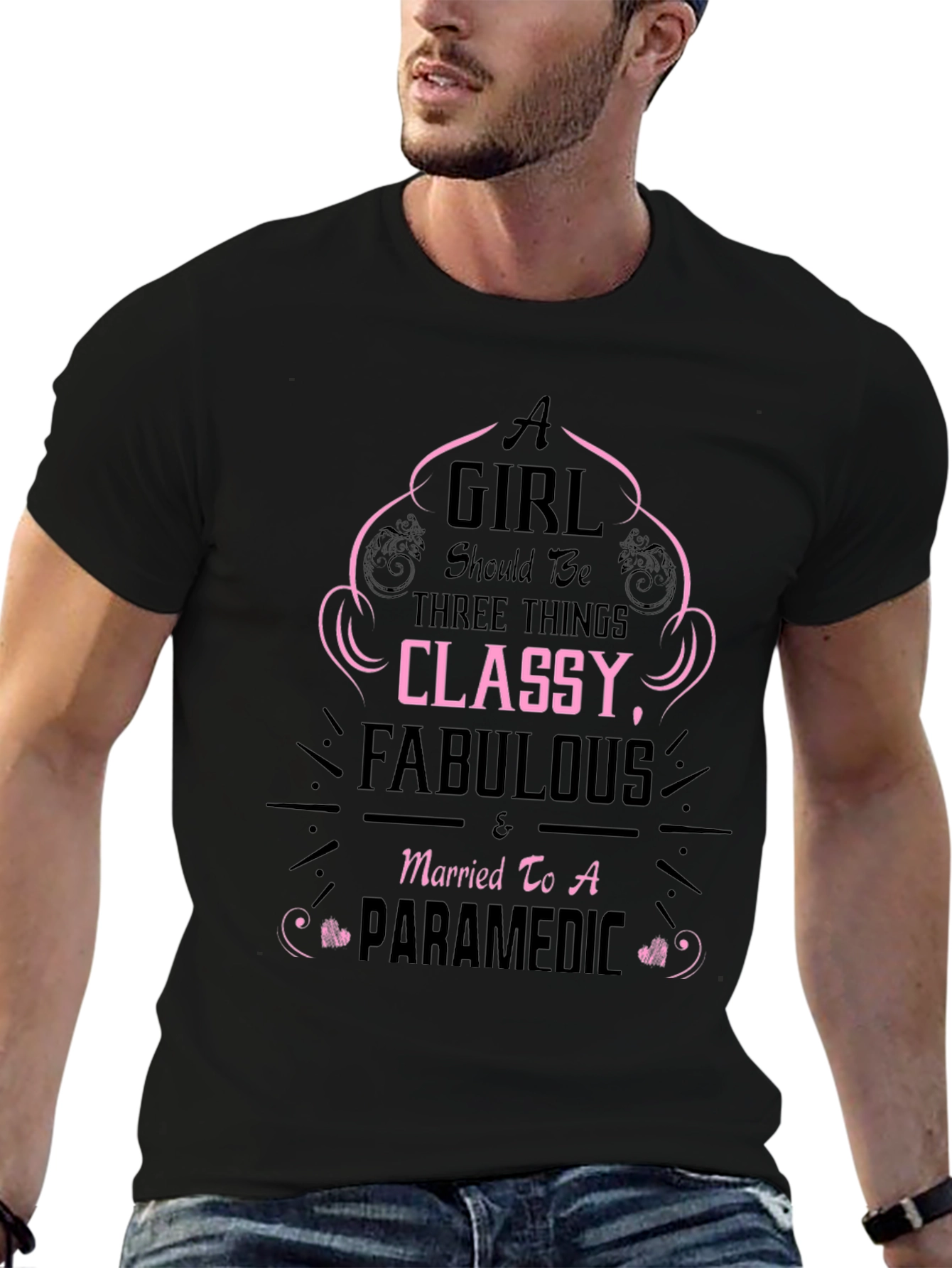 Classy Fabulous Paramedic Wife T-Shirt
