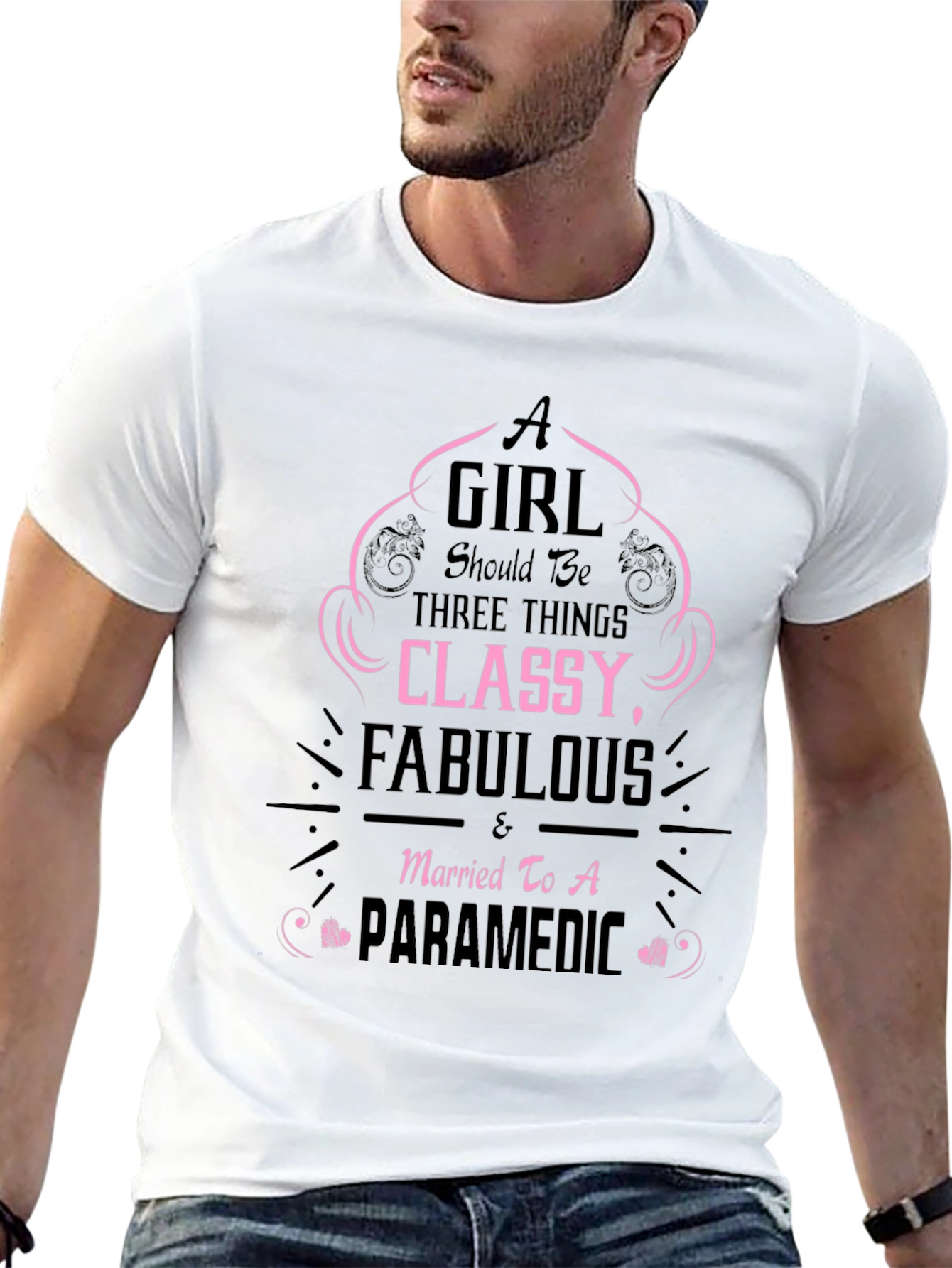 Classy Fabulous Paramedic Wife T-Shirt