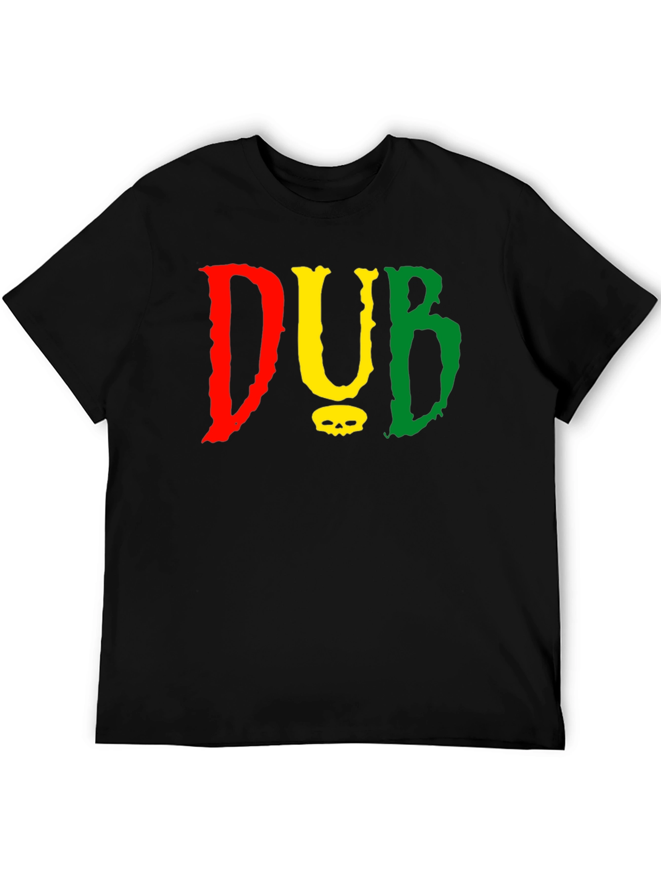 DUB Reggae Style T-Shirt - Red Yellow Green