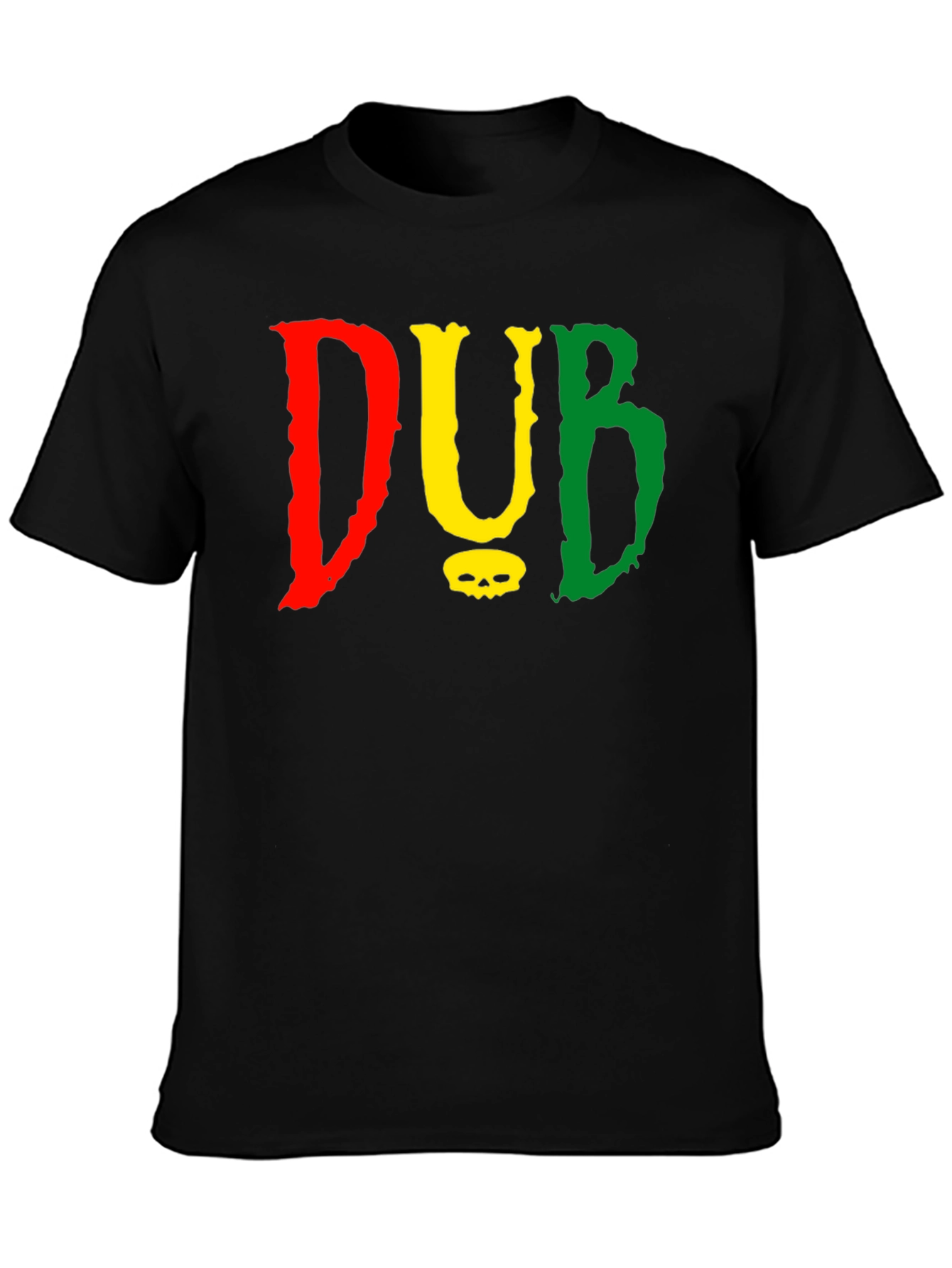 DUB Reggae Style T-Shirt - Red Yellow Green
