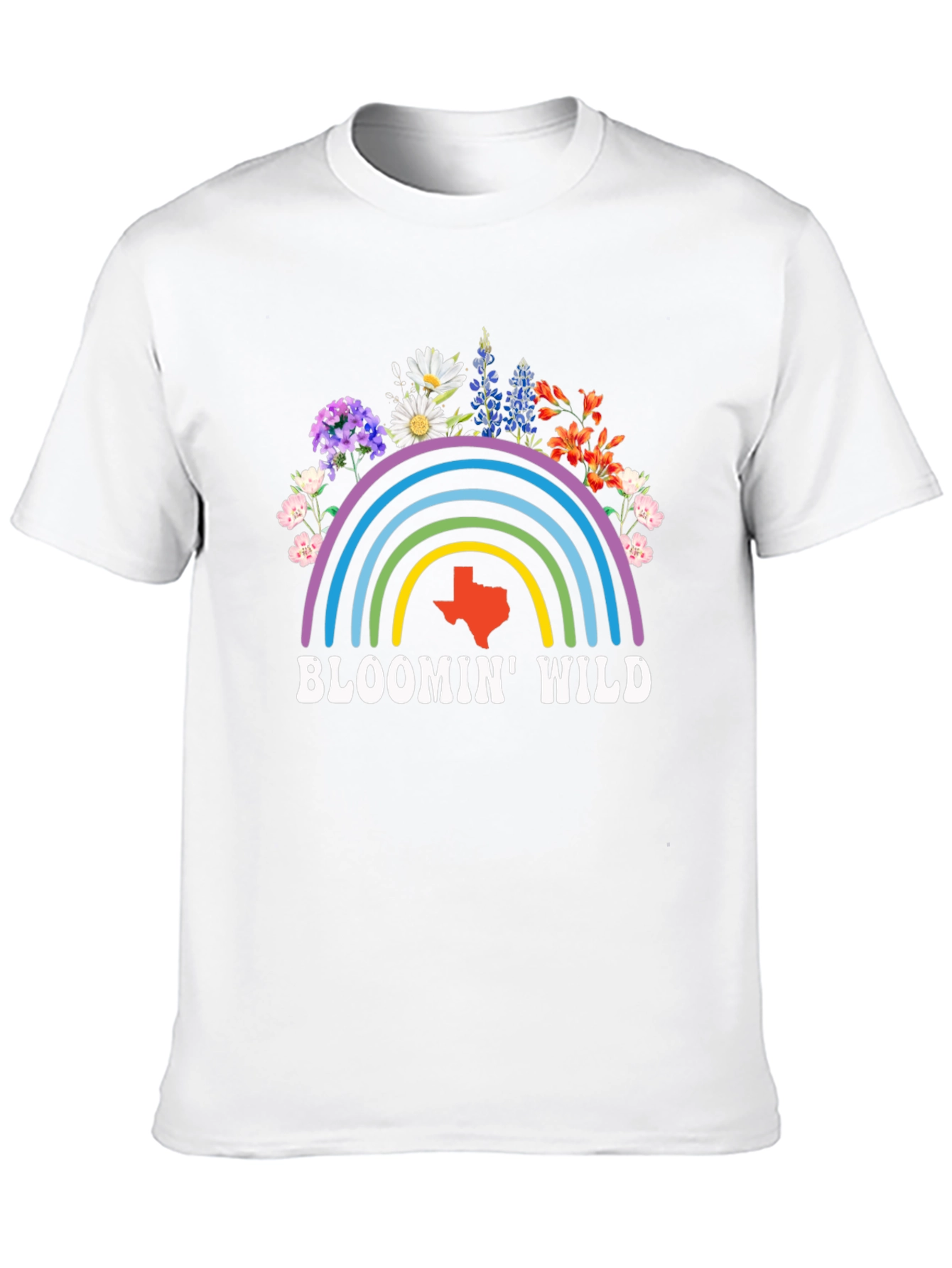 Bloomin Wild Texas Graphic Tee - Black