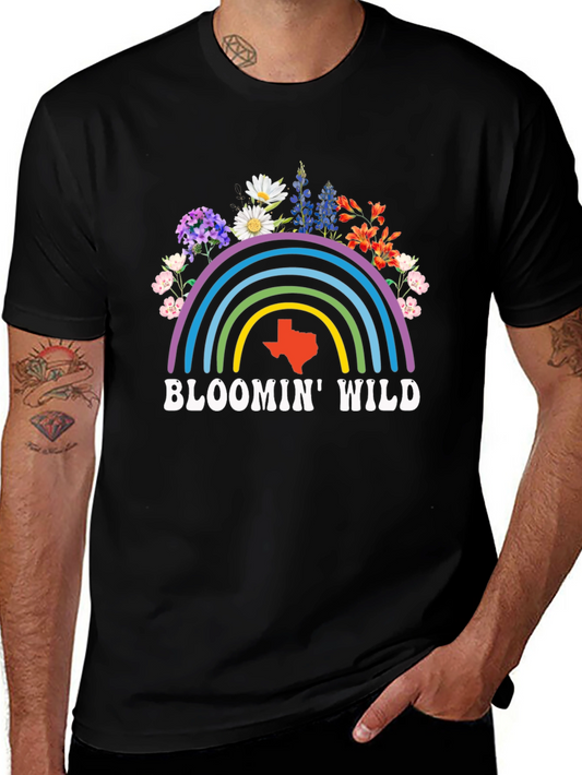 Bloomin Wild Texas Graphic Tee - Black