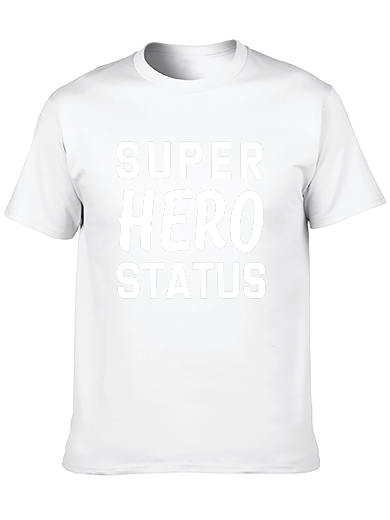 Super Hero Status Black Graphic Tee