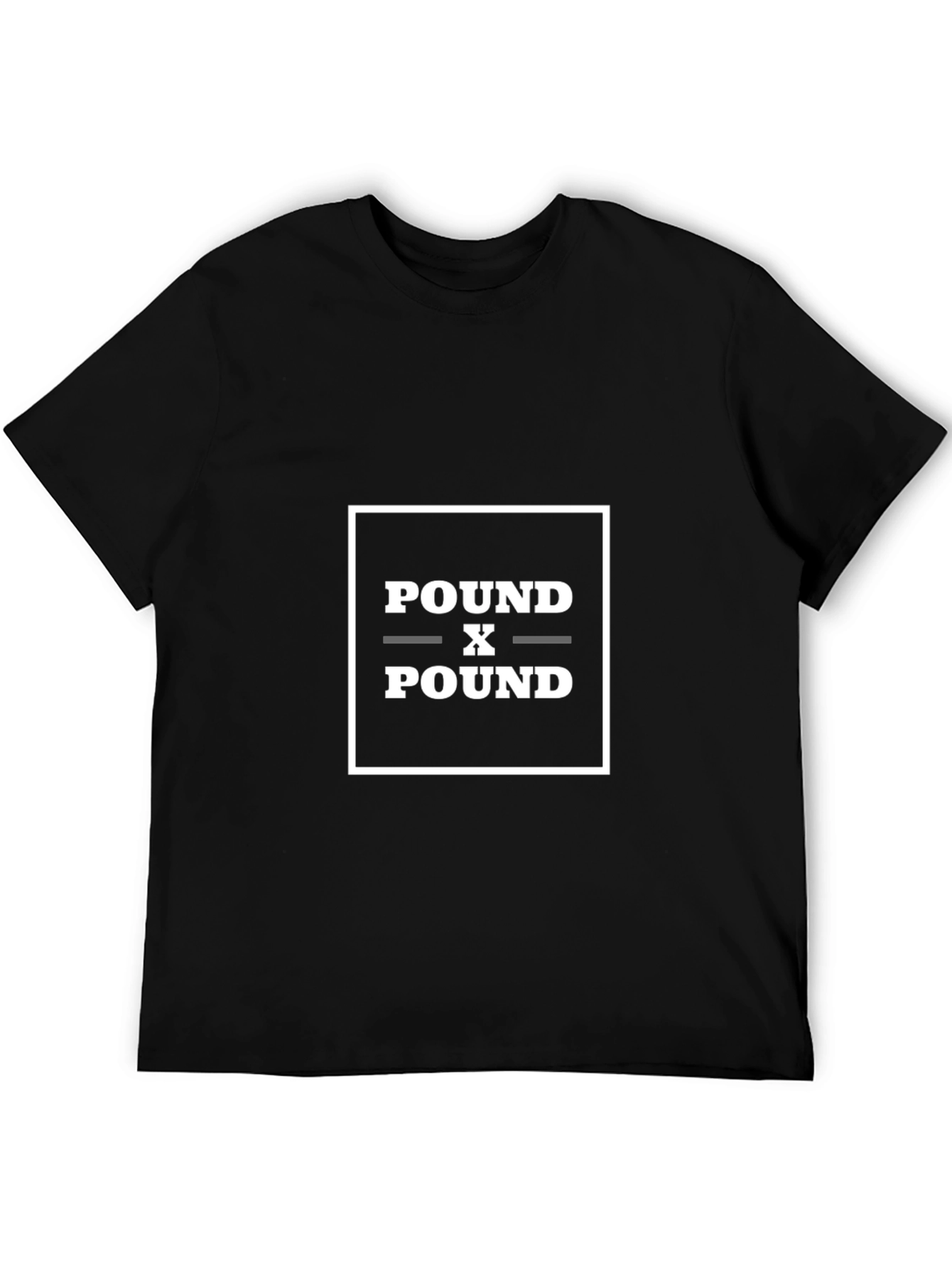 Pound X Pound Graphic Tee - Black Cotton T-Shirt
