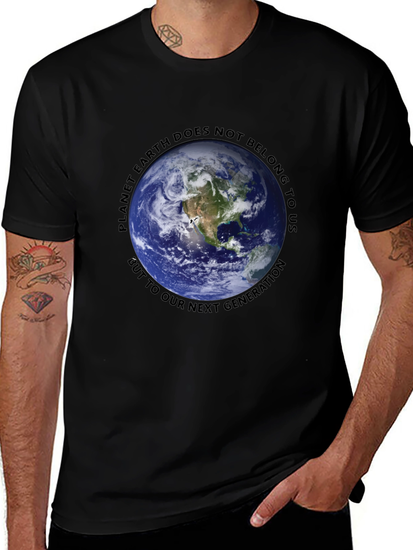 Earth Generation T-Shirt - Planet Conservation Tee