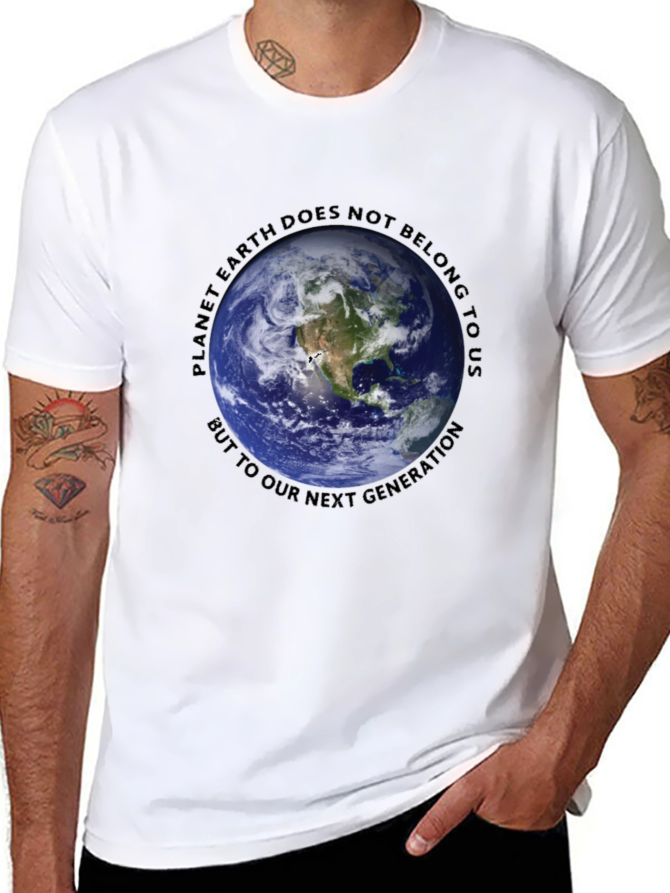 Earth Generation T-Shirt - Planet Conservation Tee