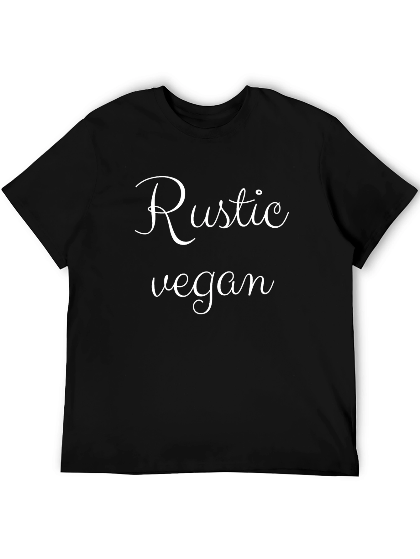 Rustic Vegan Graphic Tee - Stylish Unisex T-Shirt