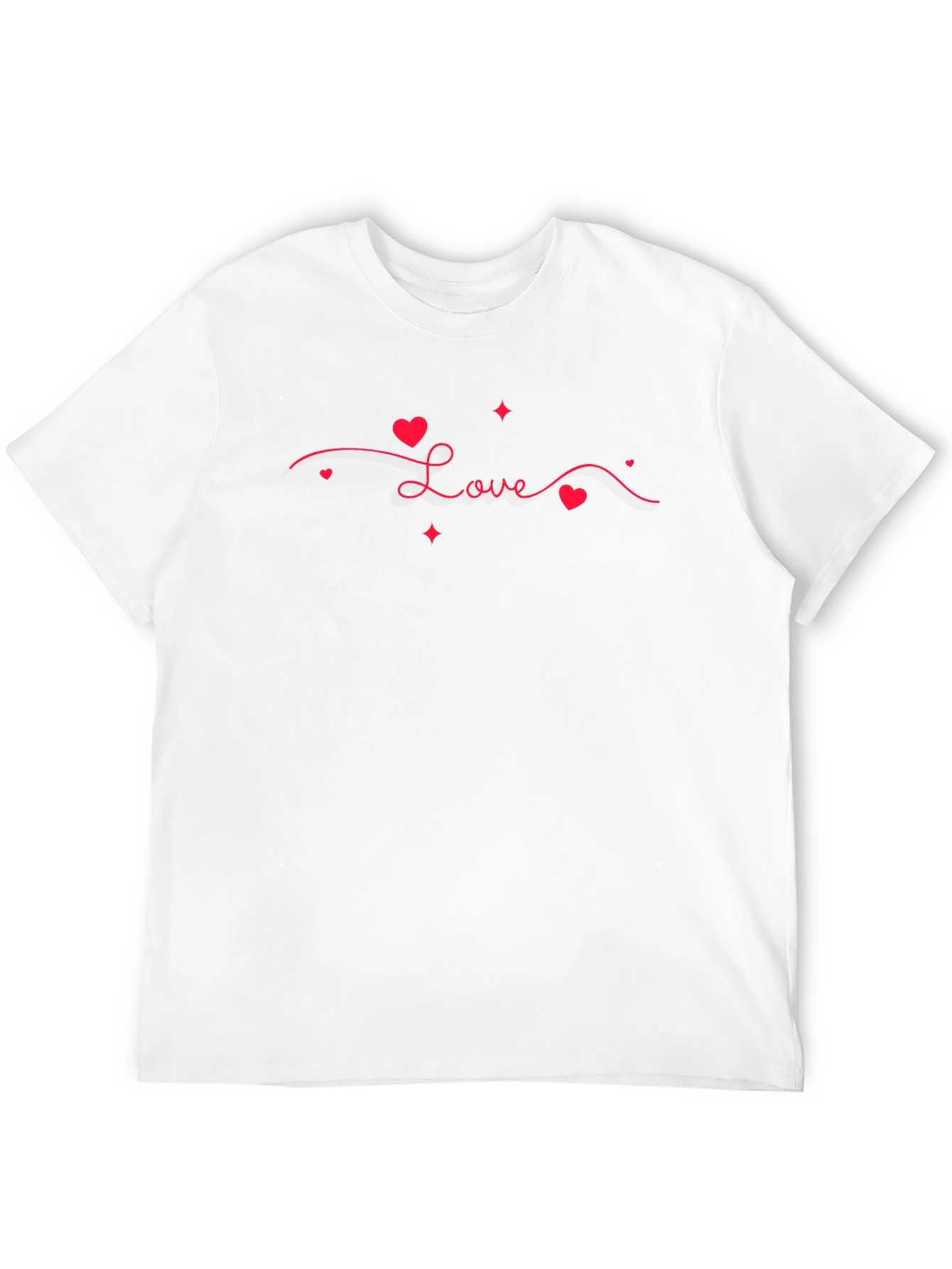 Love Heart Graphic T-Shirt - Stylish Casual Wear