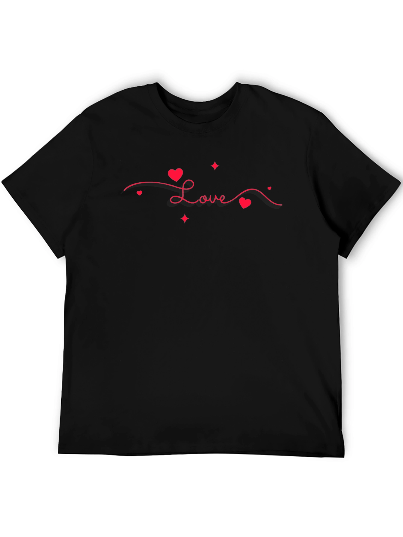 Love Heart Graphic T-Shirt - Stylish Casual Wear