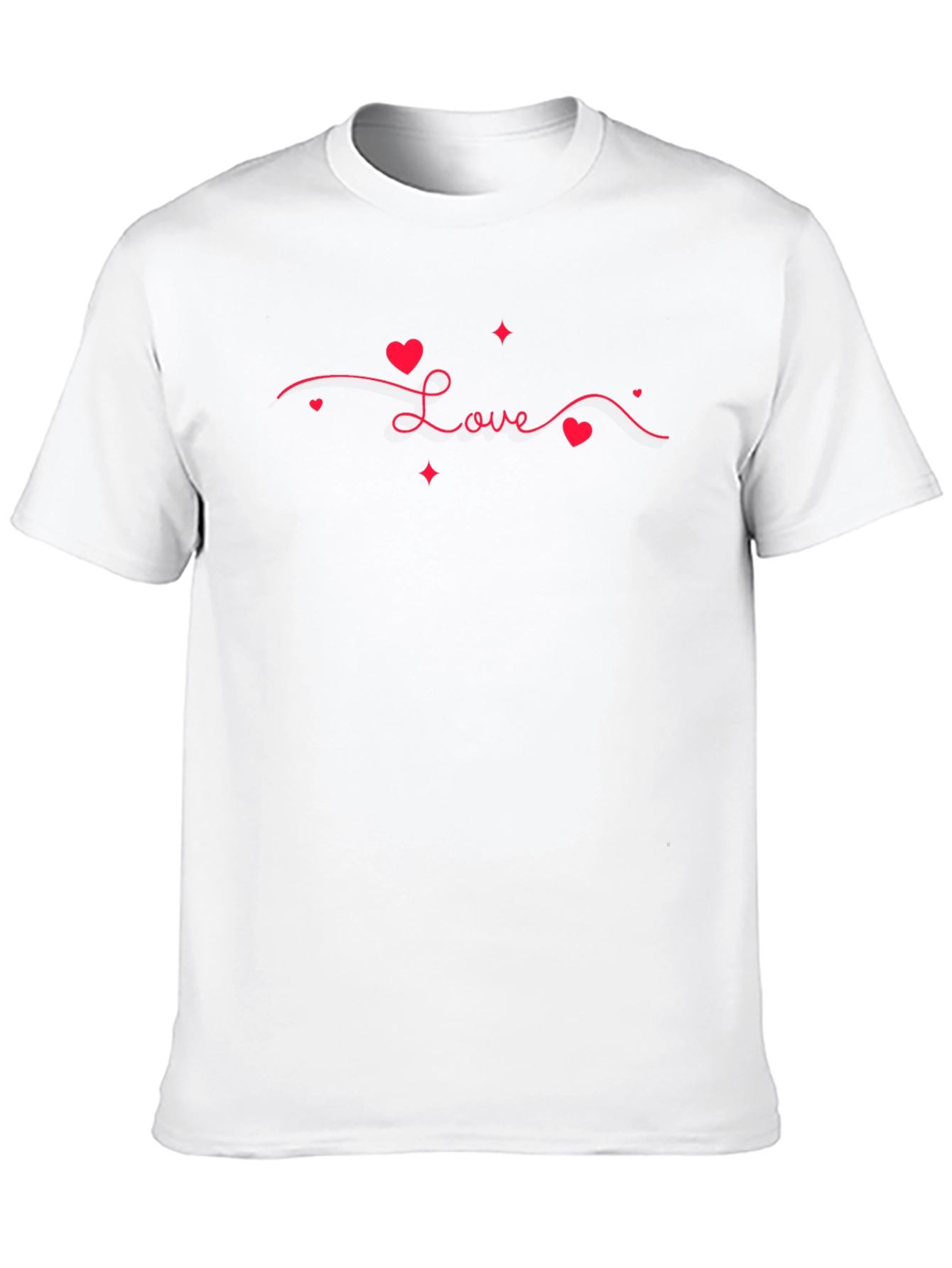 Love Heart Graphic T-Shirt - Stylish Casual Wear