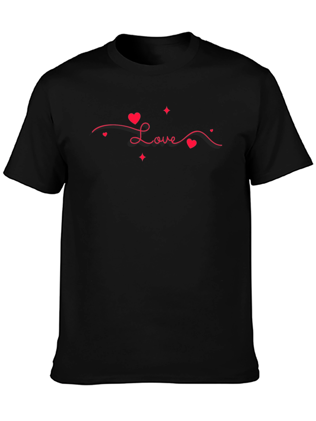 Love Heart Graphic T-Shirt - Stylish Casual Wear