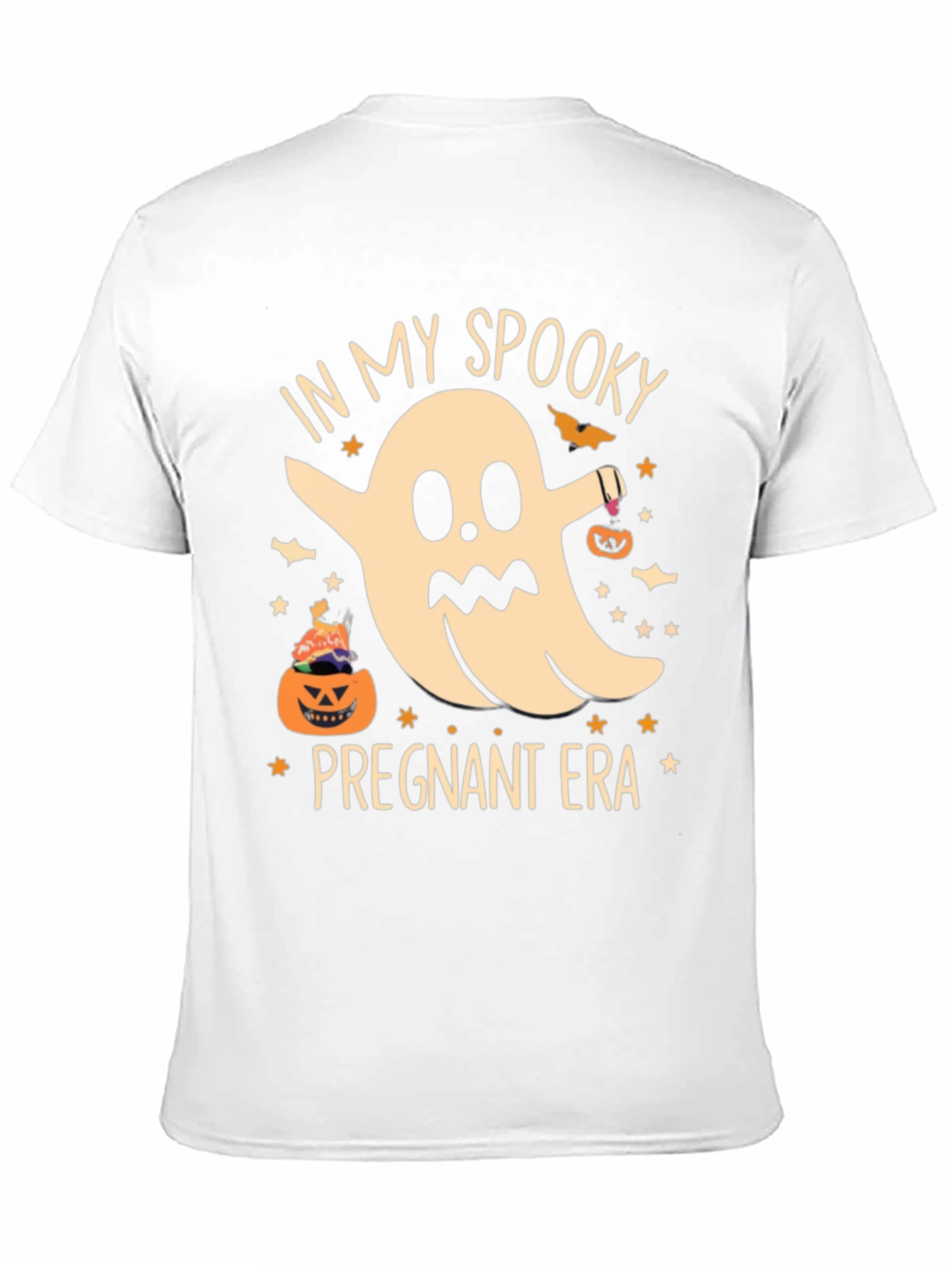 Spooky Pregnant Era Halloween T-Shirt